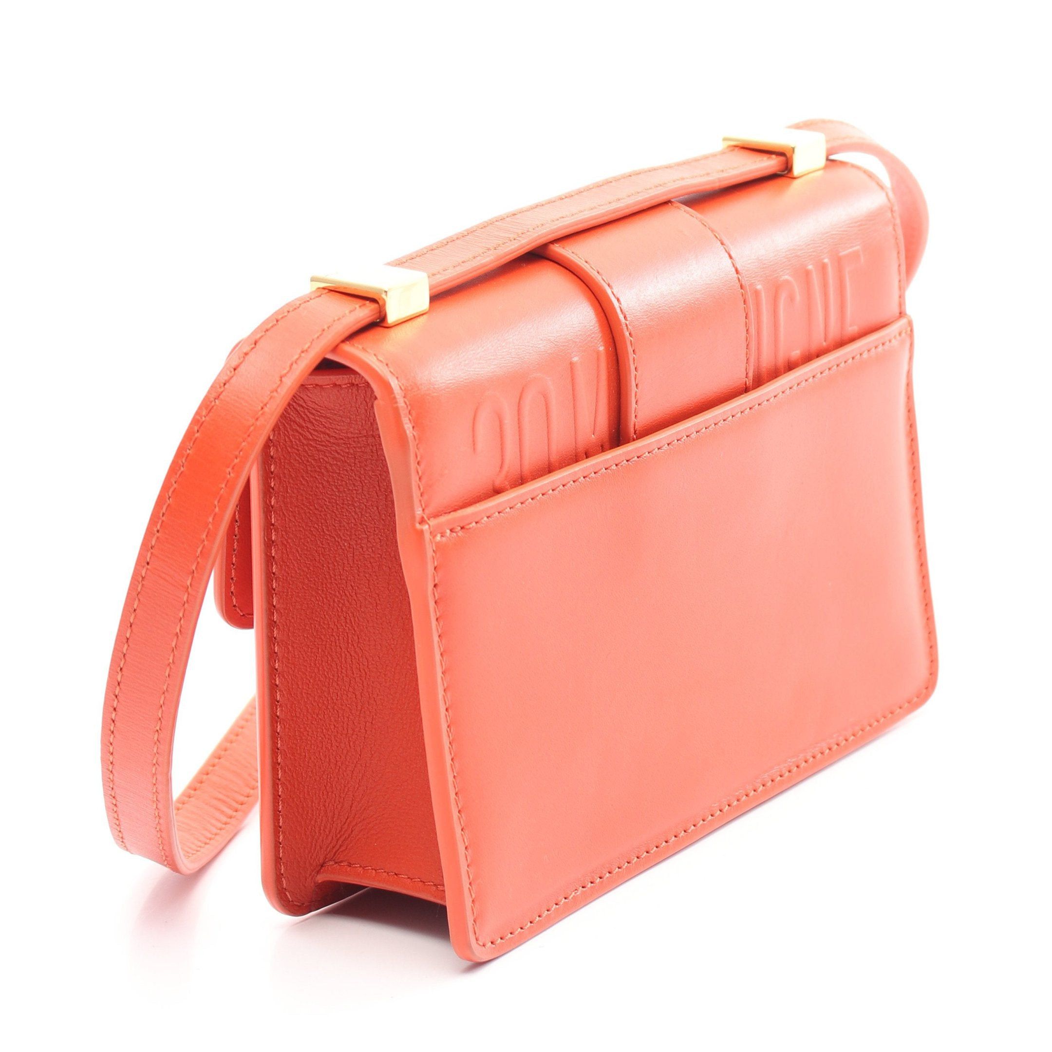 Dior Dior 30 Montaigne Micro Shoulder Bag Leather Orange Size ONE SIZE - 2 Thumbnail