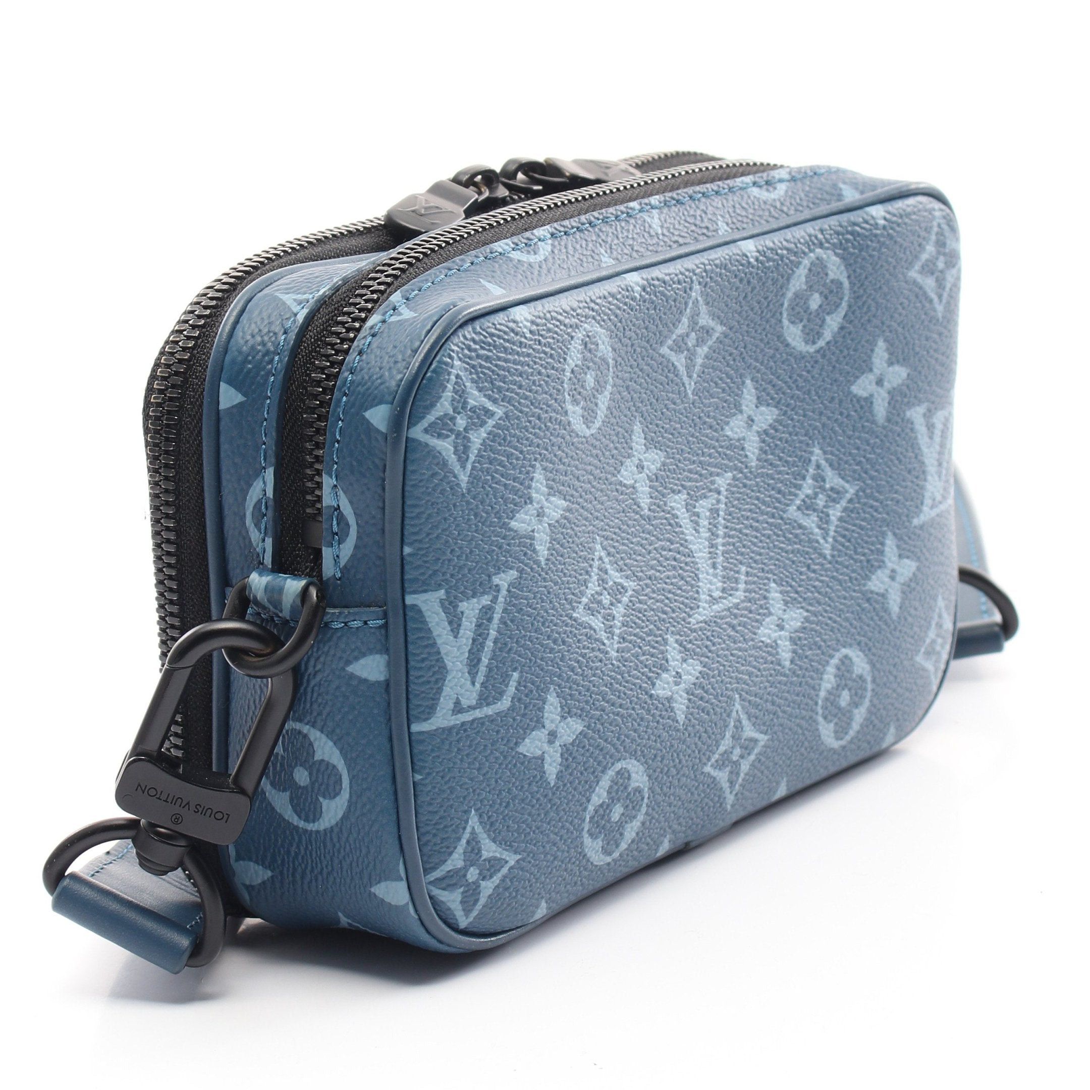 Louis Vuitton Louis Vuitton Nano Alpha Wearable Wallet Monogram Shoulder Bag Leather Blue Size ONE SIZE - 2 Thumbnail