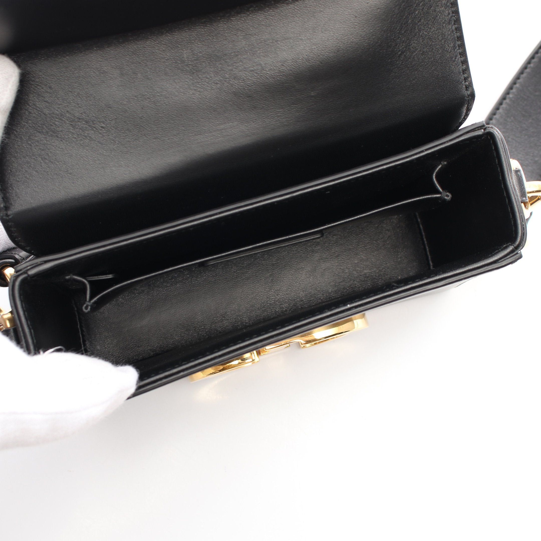 Dior Dior 30 Montaigne Shoulder Bag Leather Black Size ONE SIZE - 3 Thumbnail
