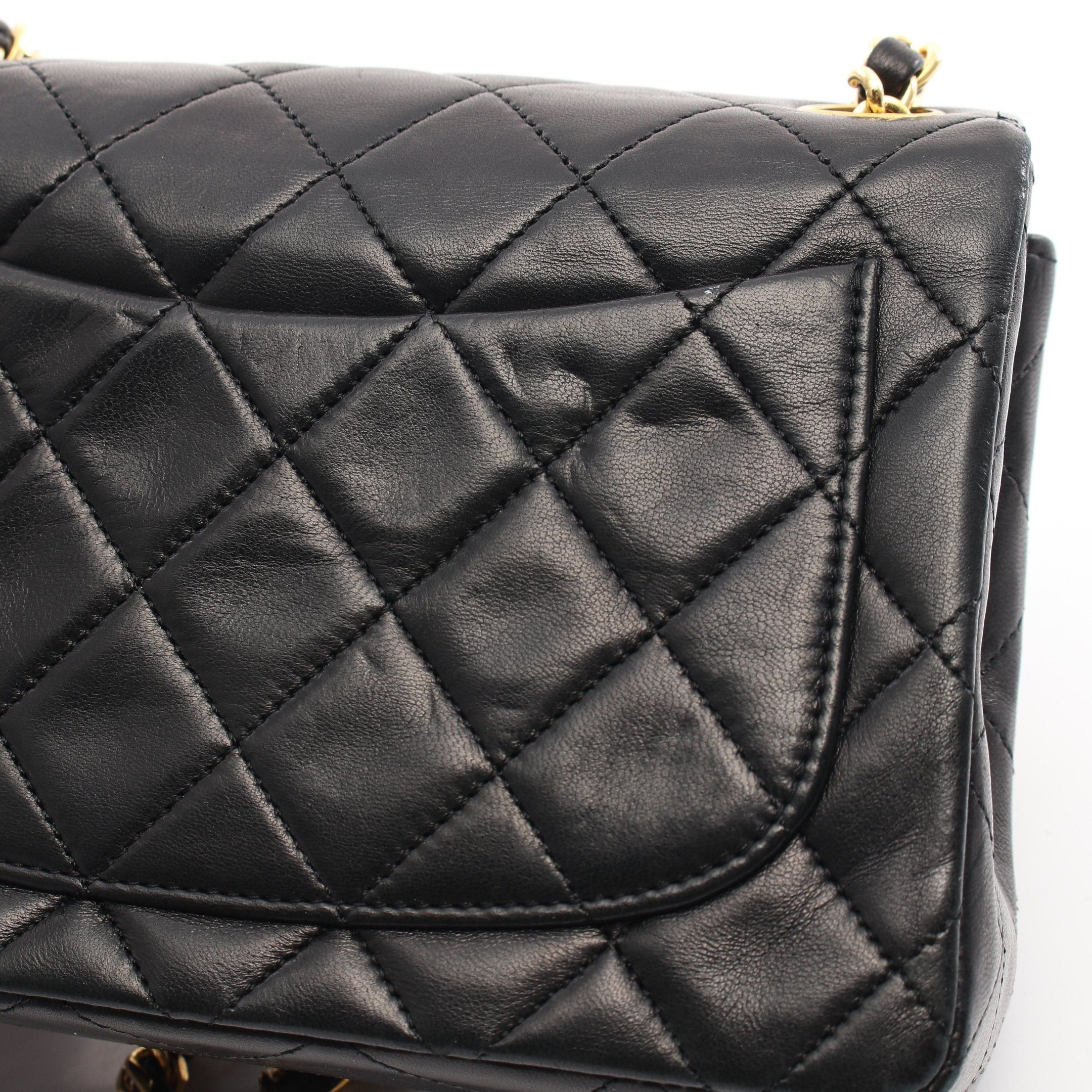 Chanel Chanel Matelasse Chain Shoulder Bag Lambskin Black Gold Hardware Size ONE SIZE - 9 Thumbnail