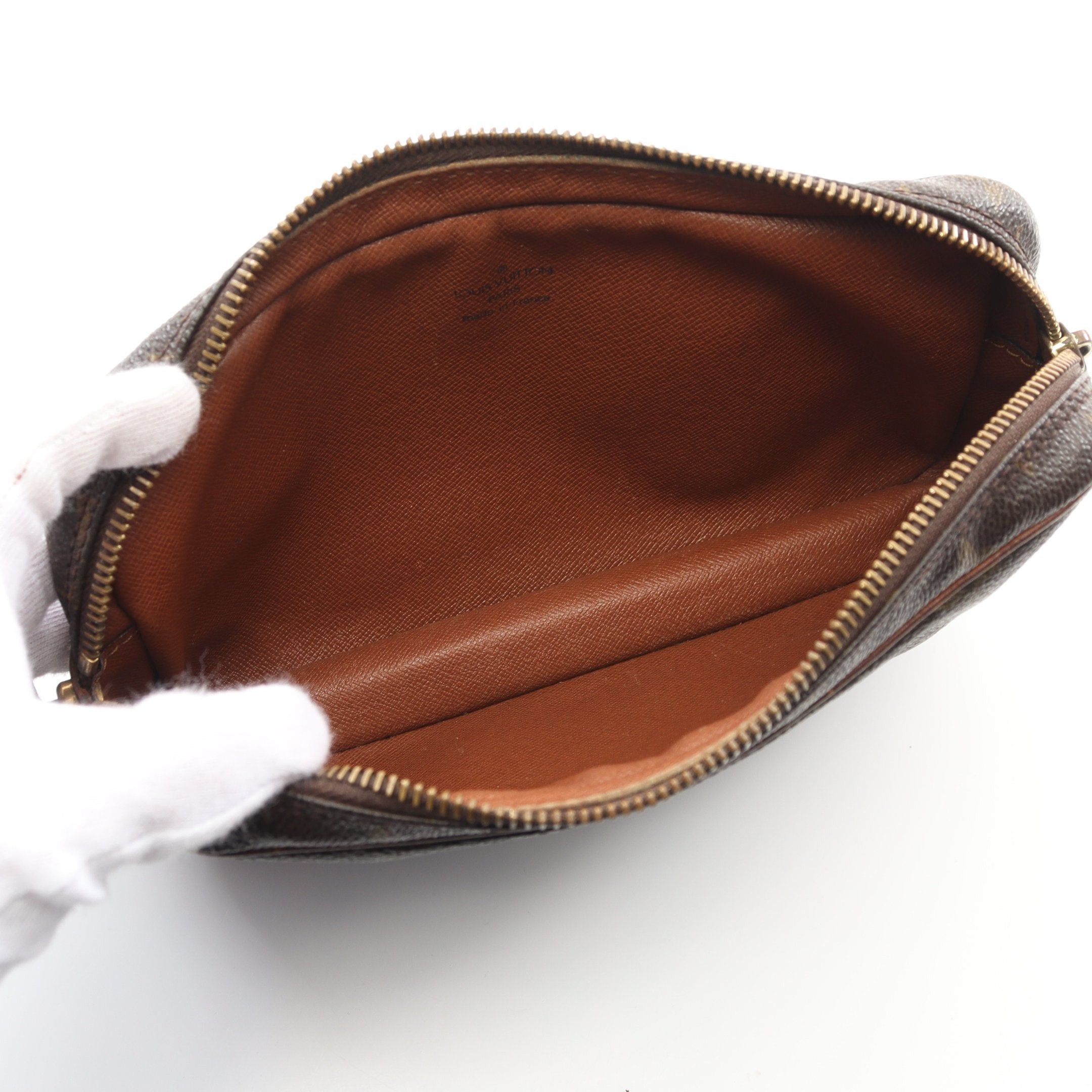 Louis Vuitton Louis Vuitton Marly Dragonne Pm Monogram Clutch Bag Second Leather Brown Size ONE SIZE - 3 Thumbnail
