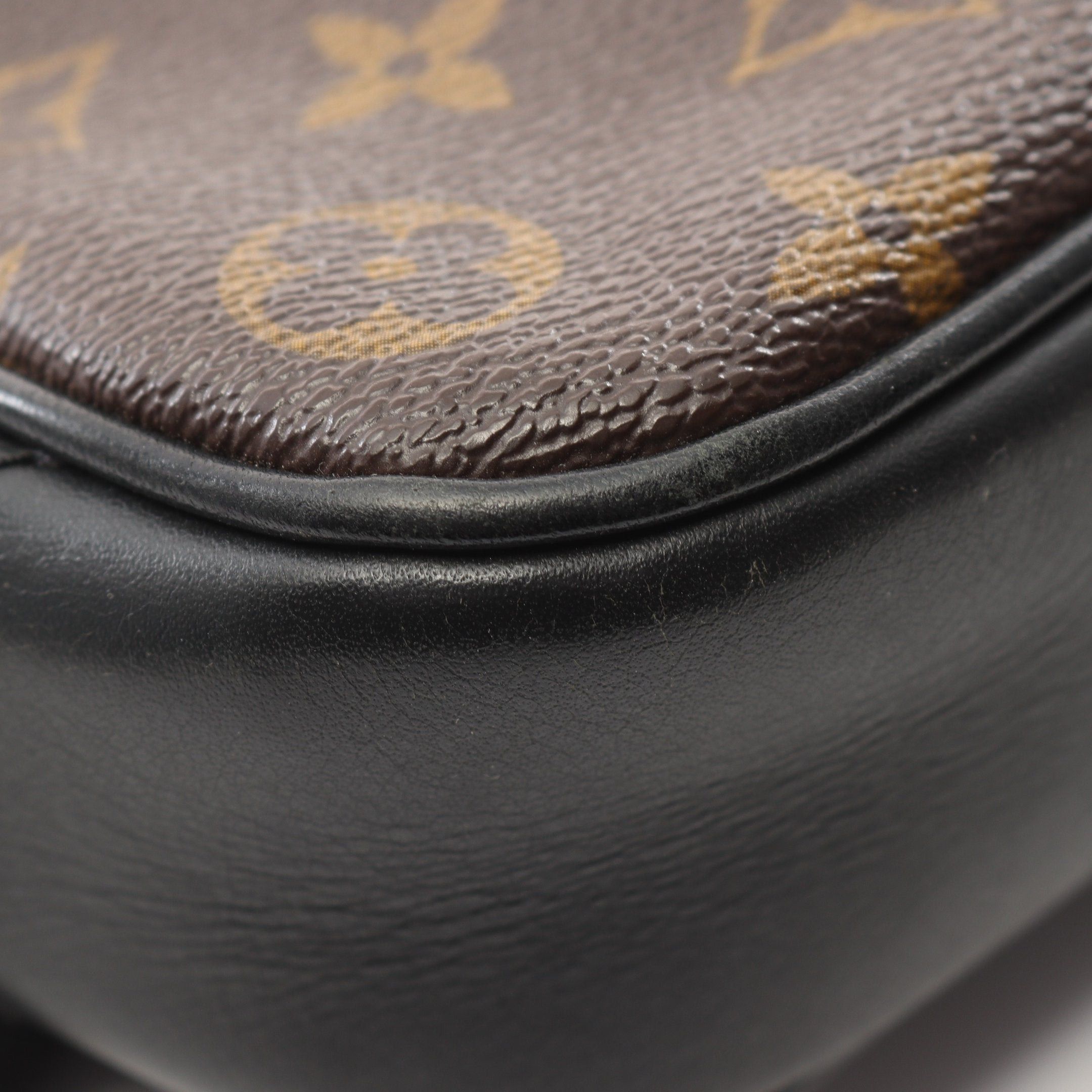 Louis Vuitton Louis Vuitton Basse Pm Monogram Macassar Shoulder Bag Leather Brown Black Size ONE SIZE - 9 Thumbnail