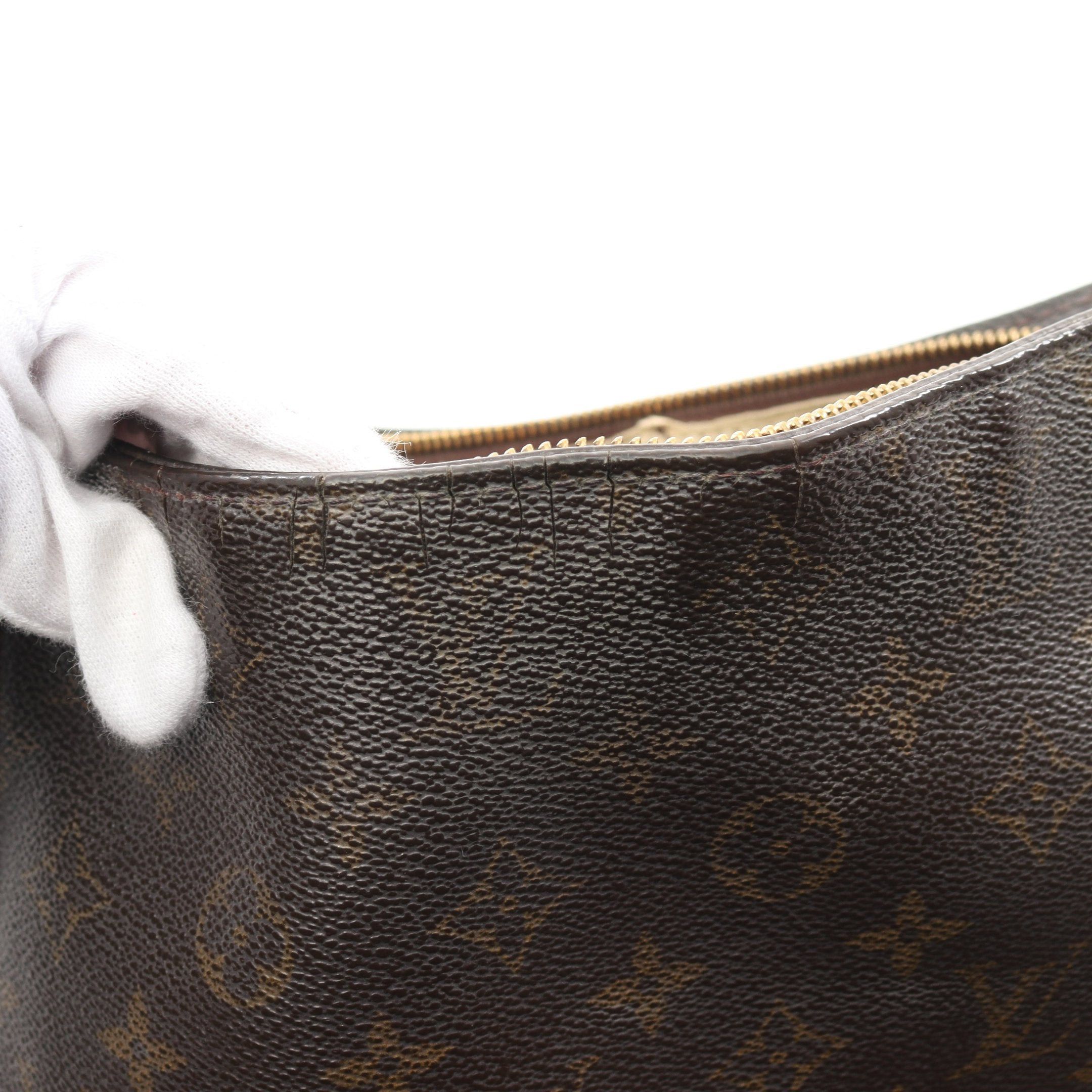 Louis Vuitton Louis Vuitton Looping Gm Monogram Shoulder Bag Leather Brown Size ONE SIZE - 8 Thumbnail