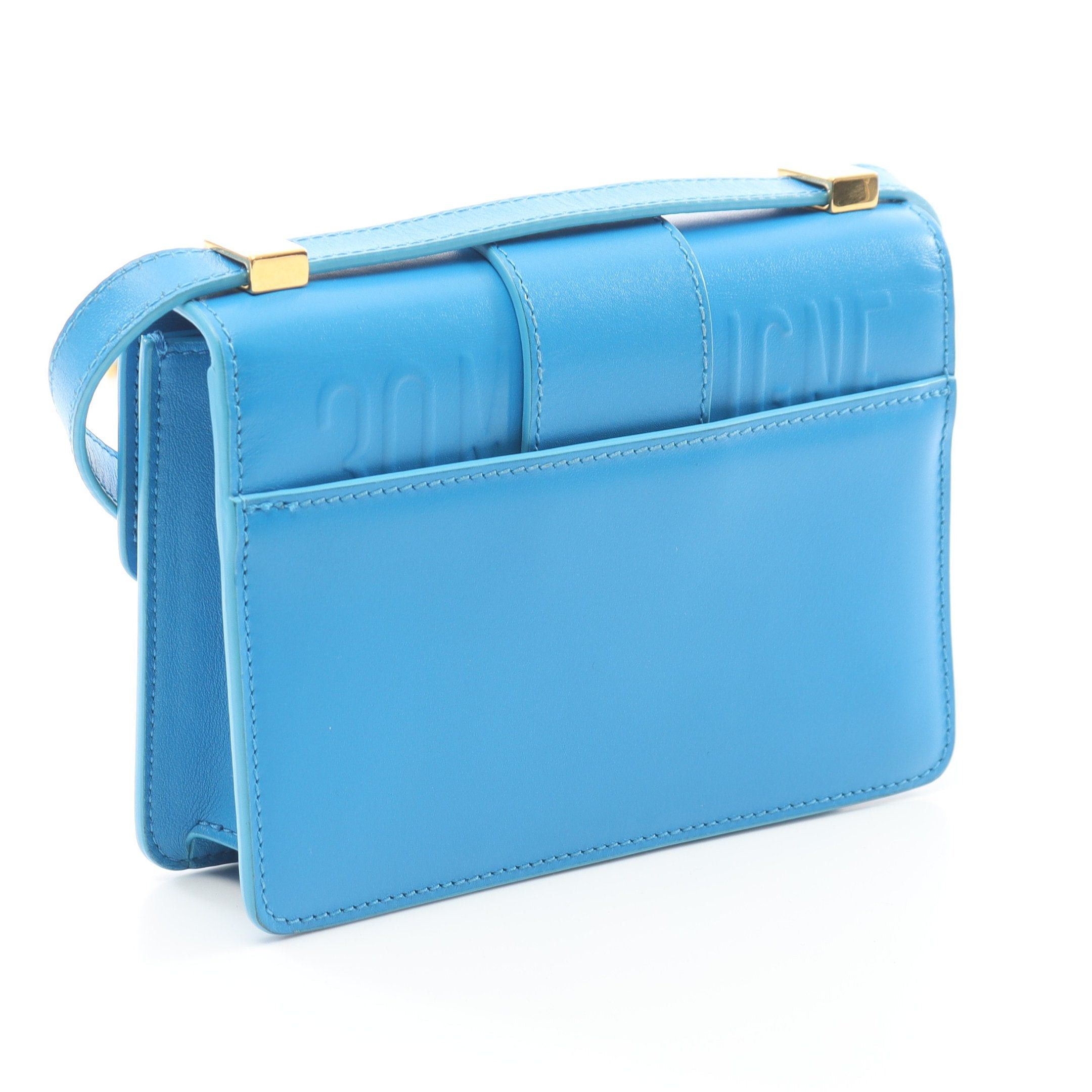 Dior Dior 30 Montaigne Micro Shoulder Bag Leather Blue Size ONE SIZE - 2 Thumbnail
