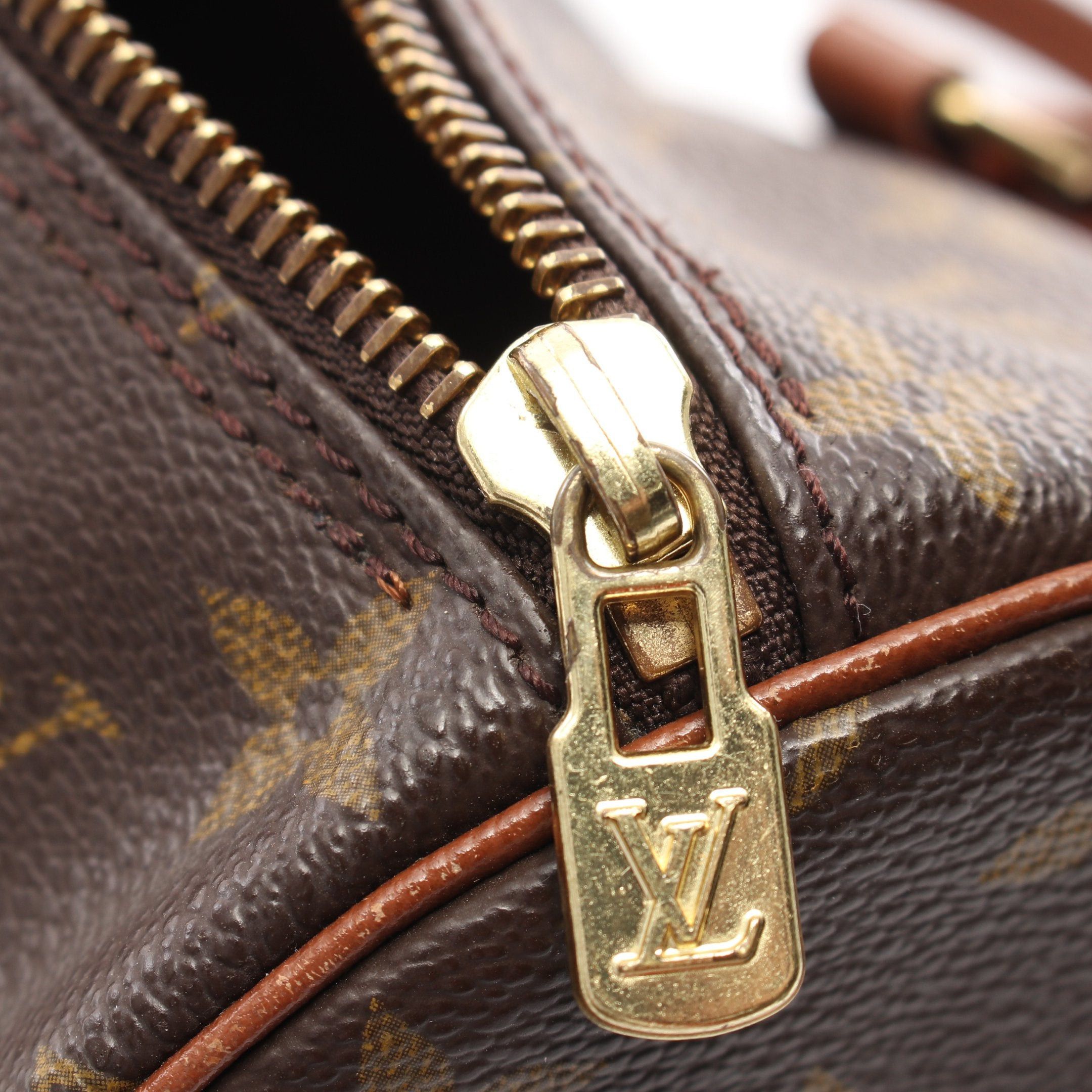 Louis Vuitton Louis Vuitton Papillon 30 Monogram Old Model Handbag Leather Brown Size ONE SIZE - 6 Thumbnail