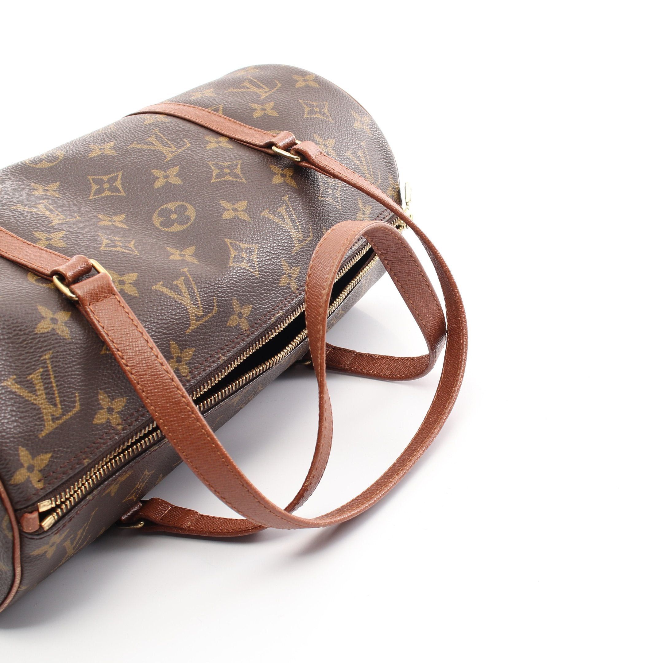 Louis Vuitton Louis Vuitton Papillon 30 Monogram Old Model Handbag Leather Brown Size ONE SIZE - 10 Thumbnail