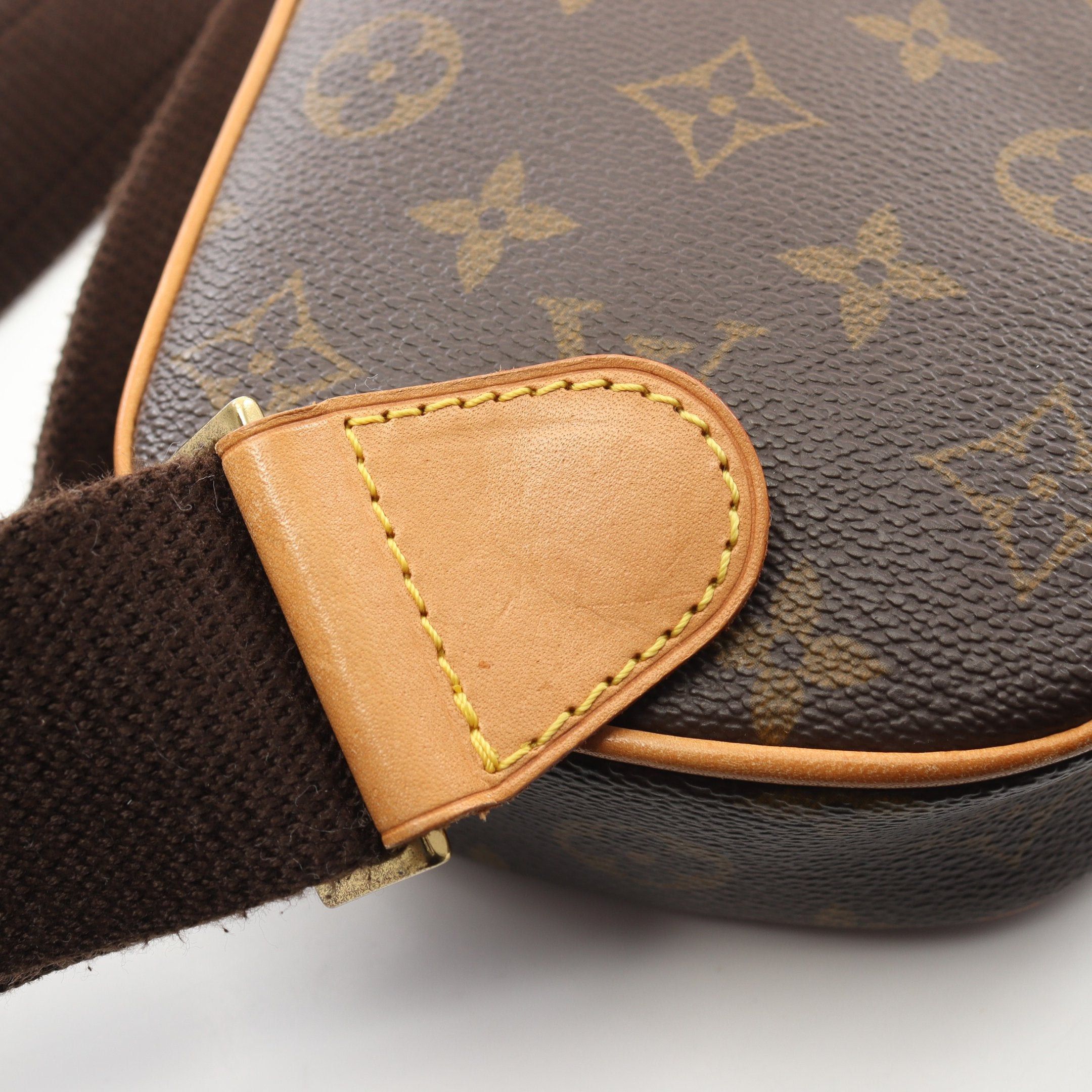 Louis Vuitton Louis Vuitton Pochette Ganju Monogram Body Bag Leather Brown Size ONE SIZE - 7 Thumbnail