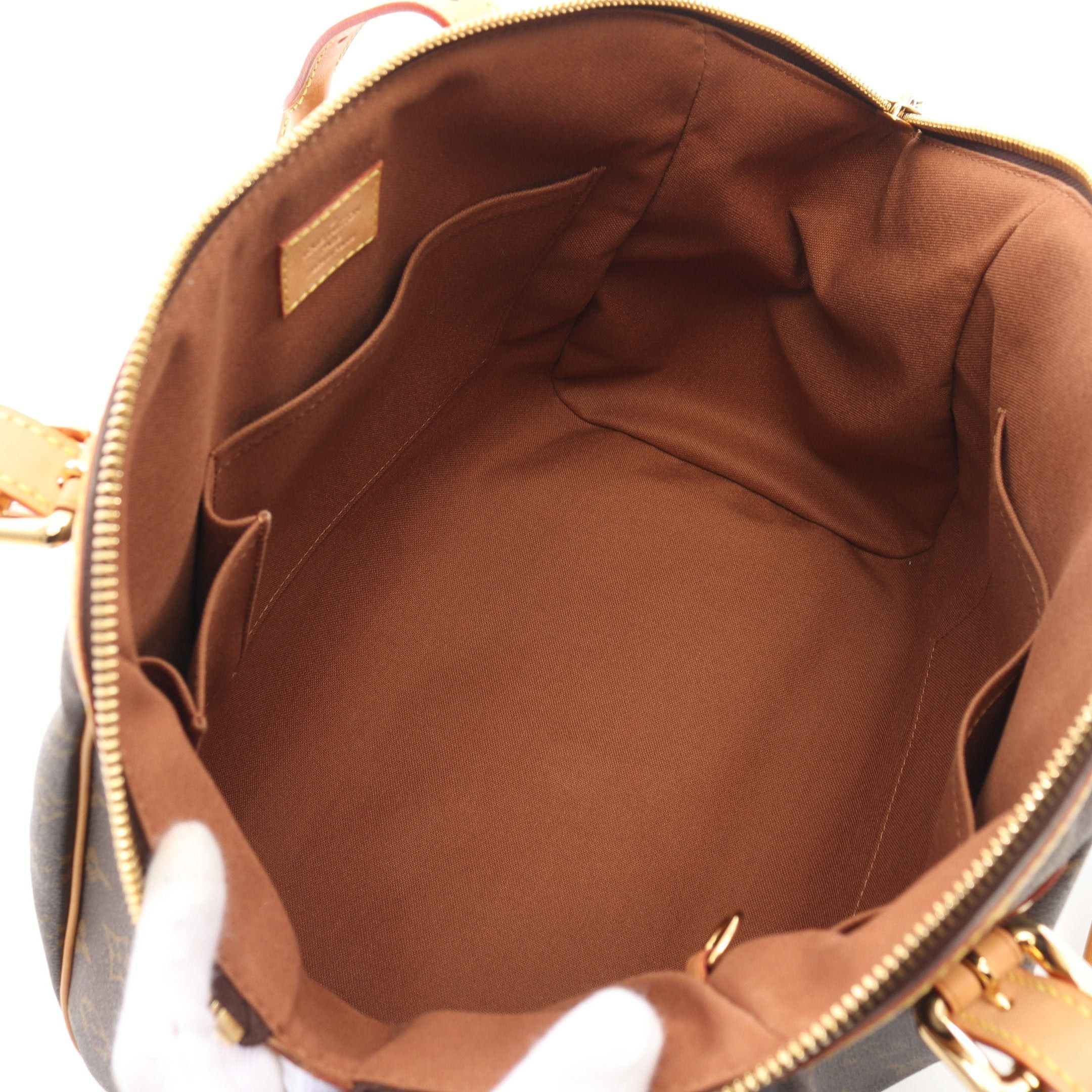 Louis Vuitton Louis Vuitton Tivoli Gm Monogram Handbag Leather Brown Size ONE SIZE - 3 Thumbnail