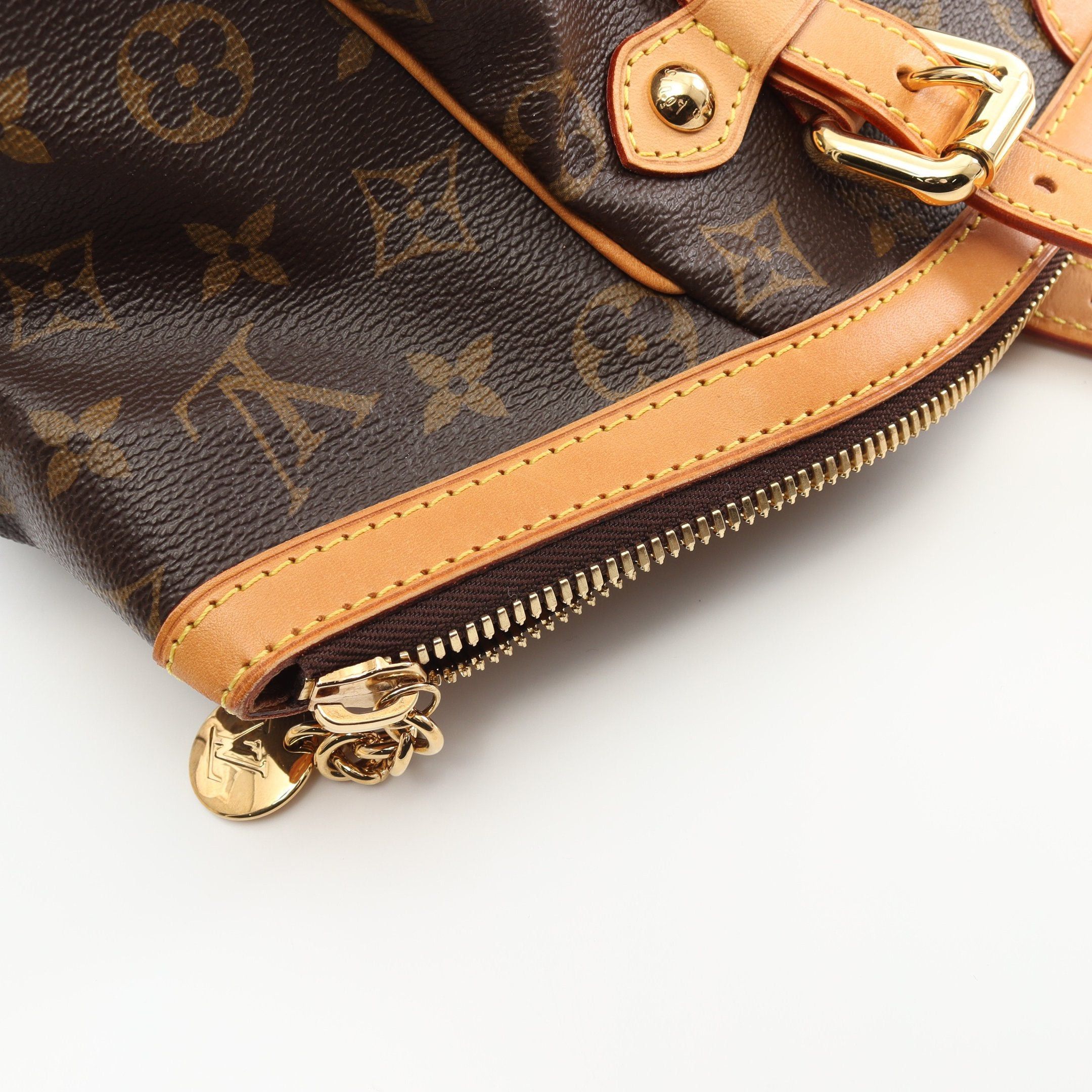 Louis Vuitton Louis Vuitton Tivoli Gm Monogram Handbag Leather Brown Size ONE SIZE - 7 Thumbnail