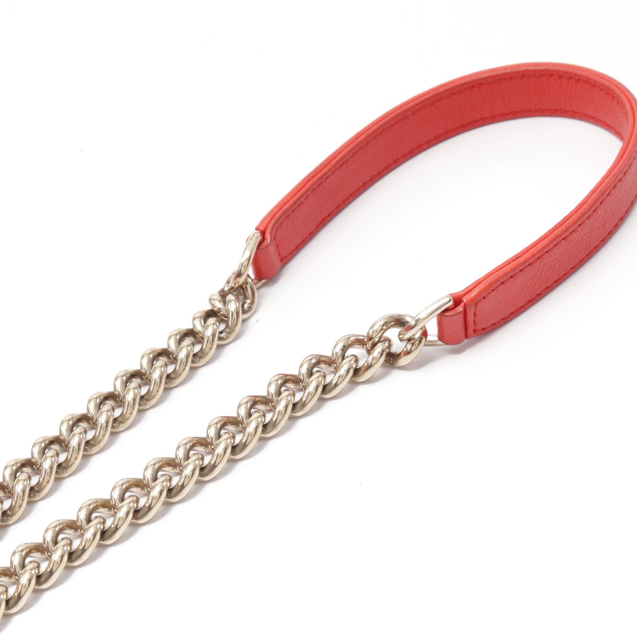 Chanel Chanel Matelasse Chain Shoulder Bag Leather Red Gold Hardware Size ONE SIZE - 13 Thumbnail