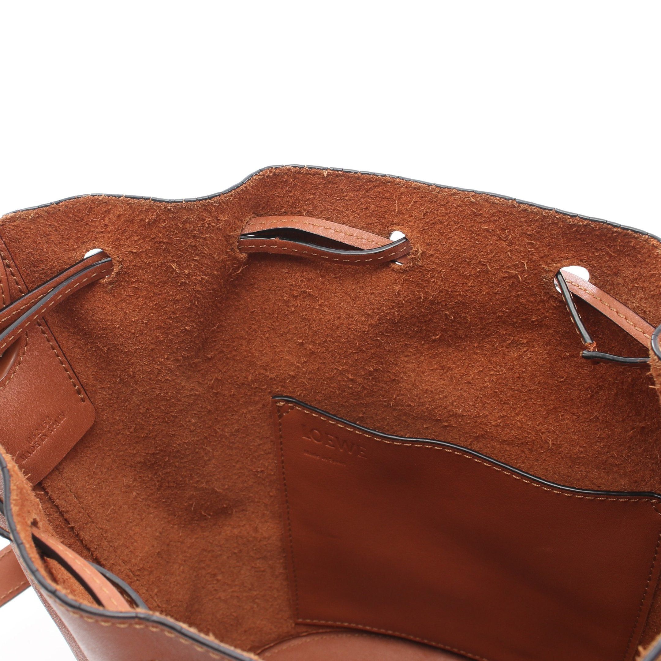 Loewe Loewe Balloon Bag Small Shoulder Leather Brown Size ONE SIZE - 11 Thumbnail