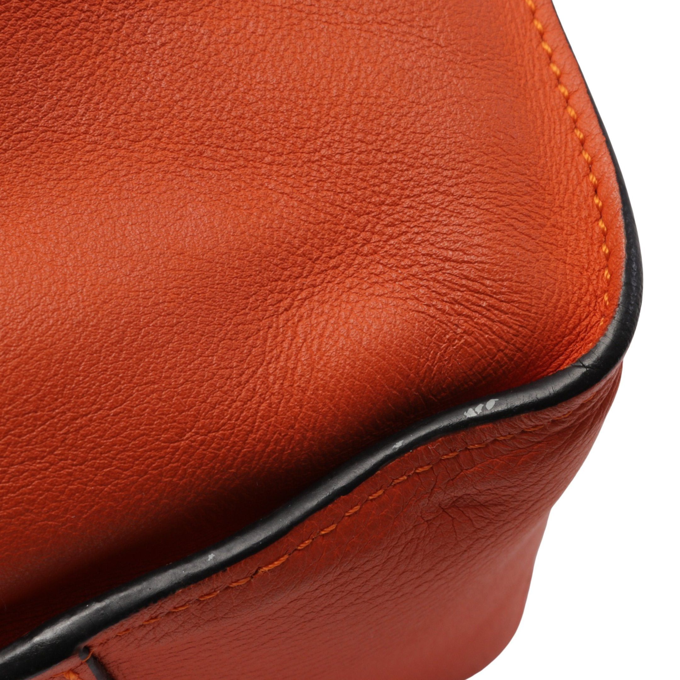 Loewe Loewe Hammock Small Handbag Leather Orange Size ONE SIZE - 10 Thumbnail