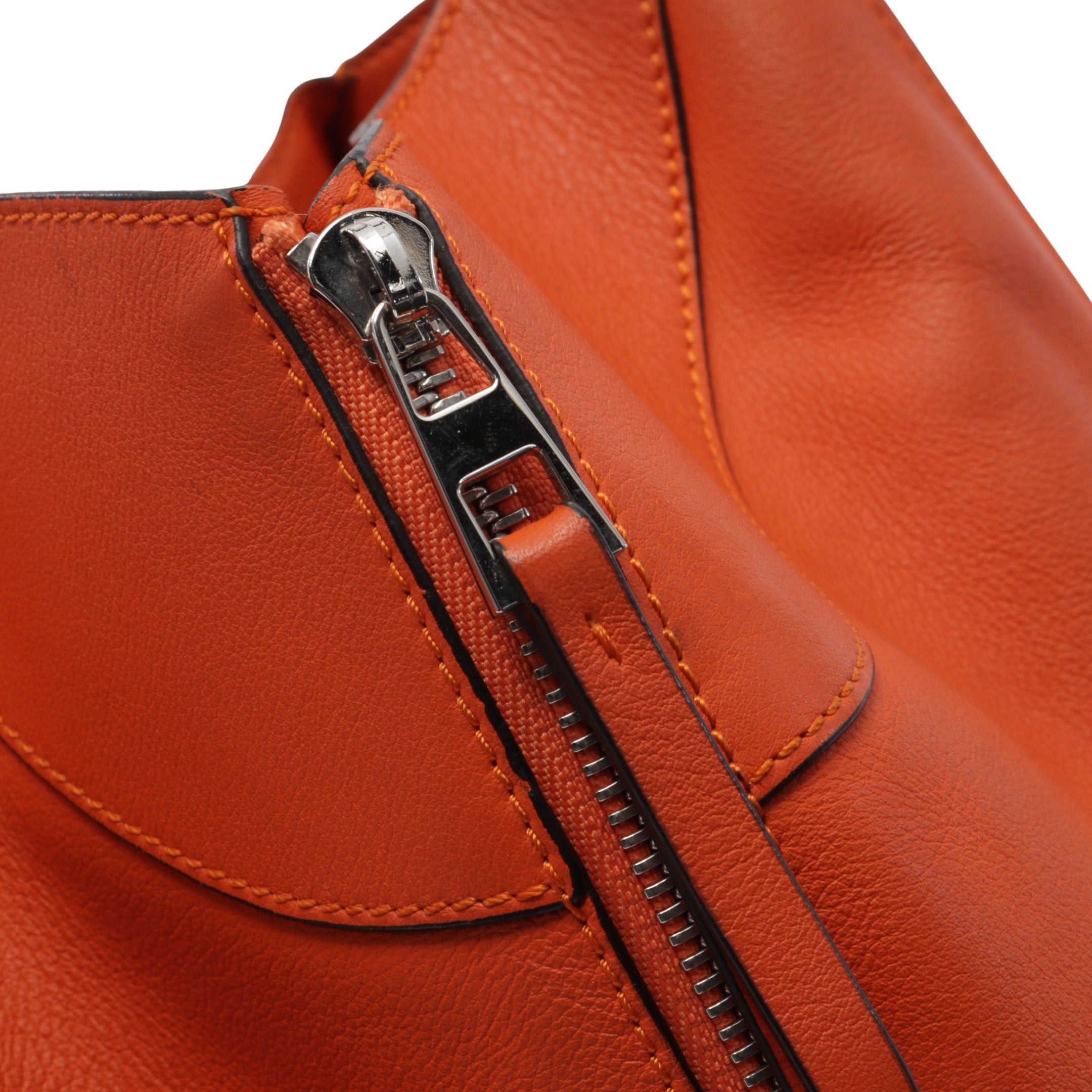 Loewe Loewe Hammock Small Handbag Leather Orange Size ONE SIZE - 9 Thumbnail