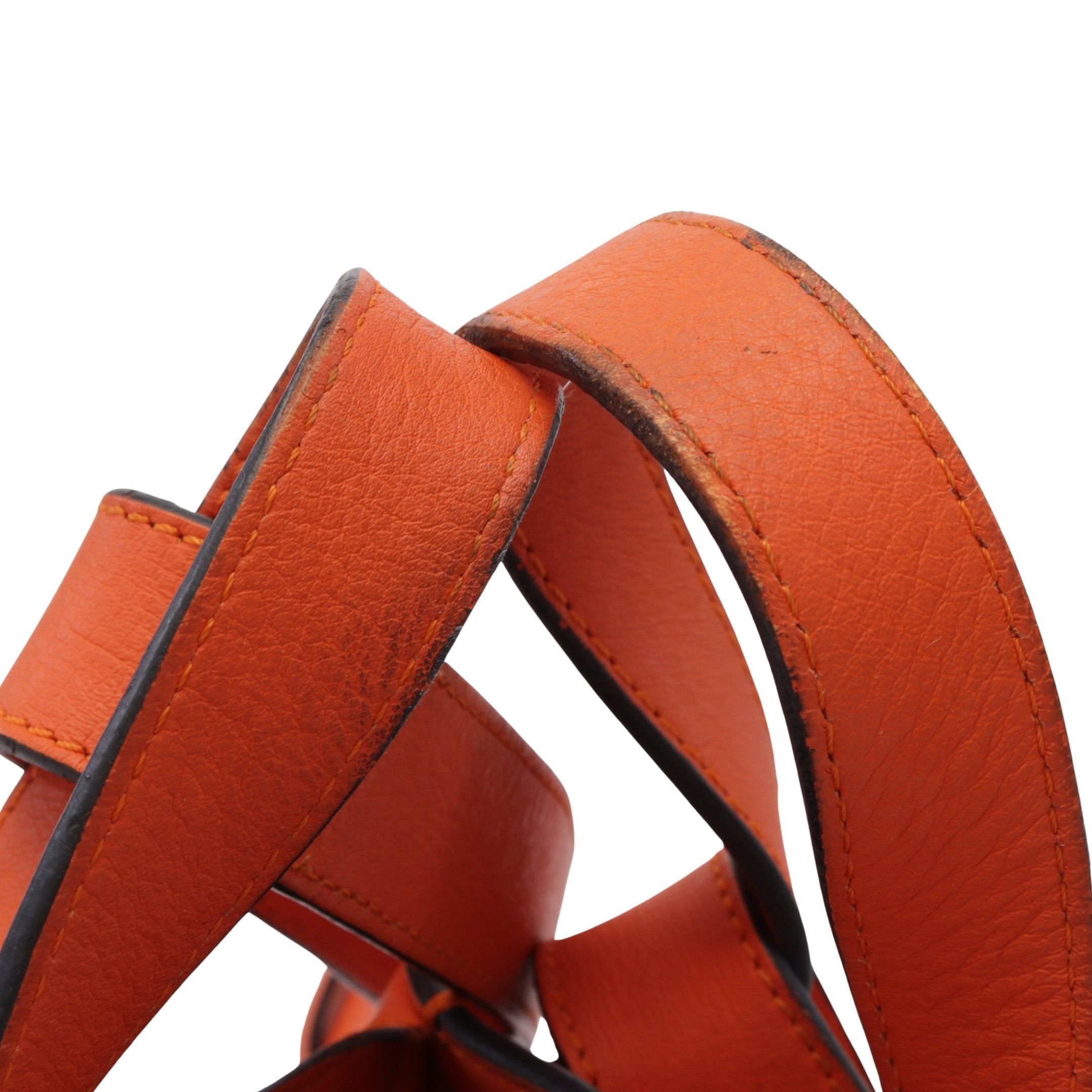 Loewe Loewe Hammock Small Handbag Leather Orange Size ONE SIZE - 5 Thumbnail