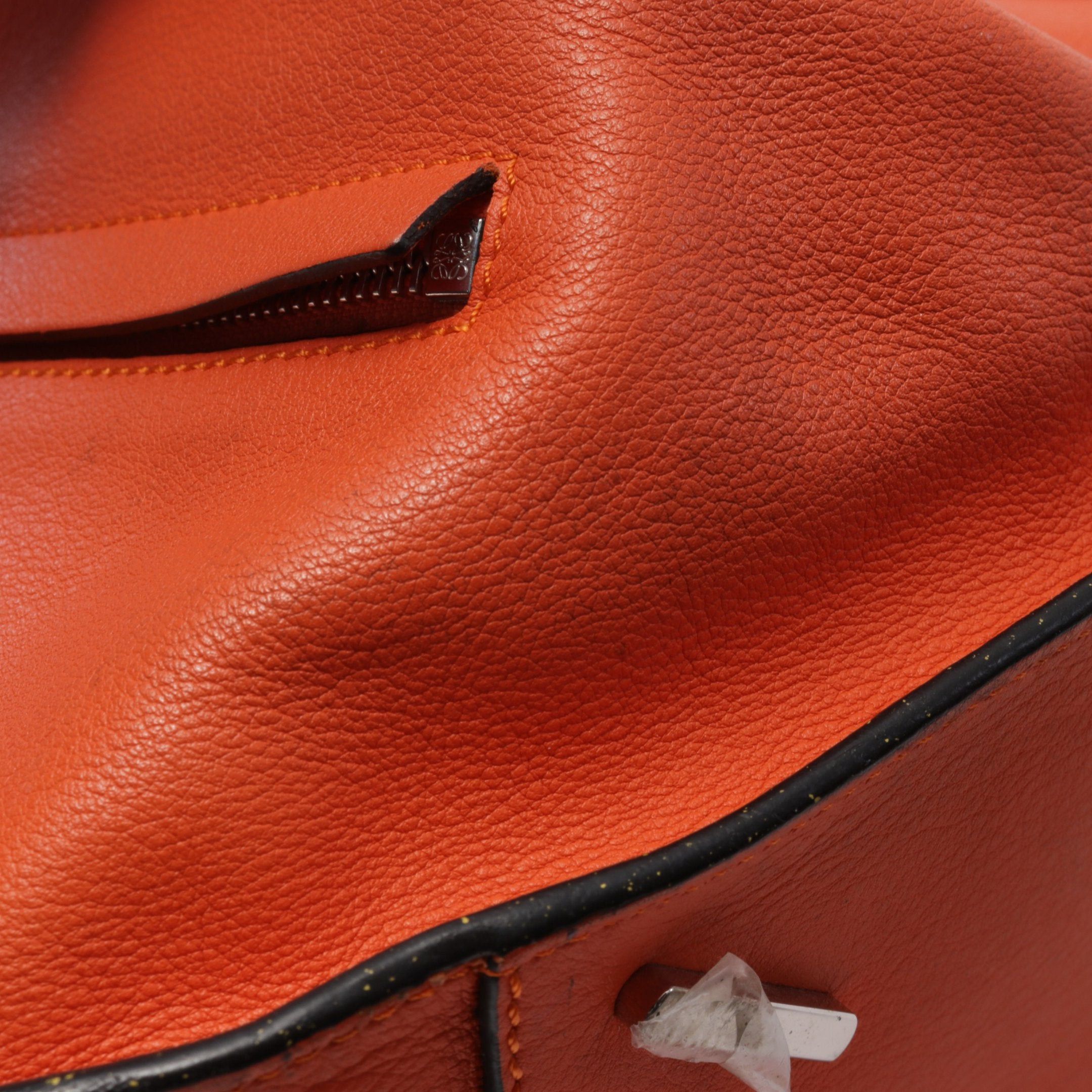 Loewe Loewe Hammock Small Handbag Leather Orange Size ONE SIZE - 11 Thumbnail