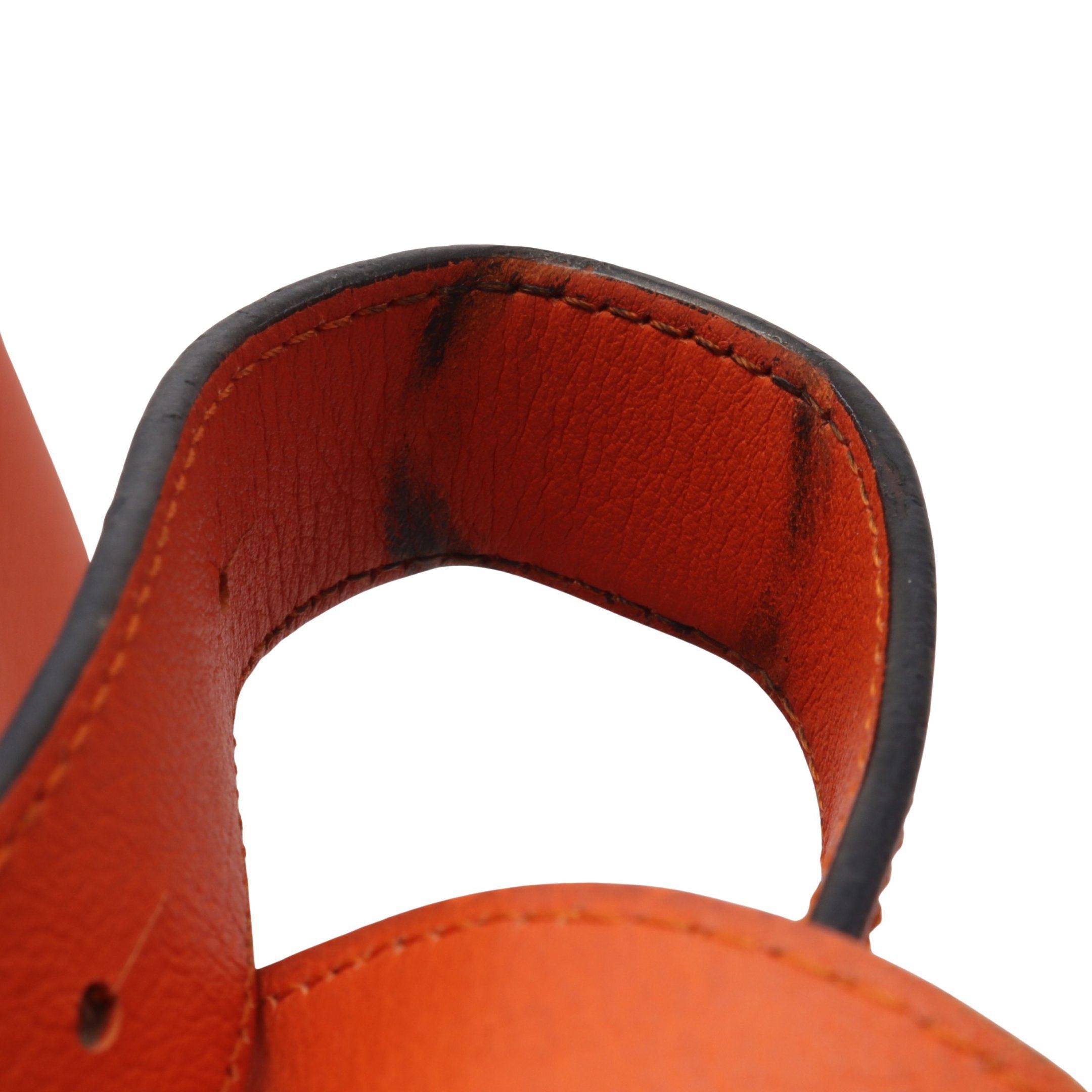 Loewe Loewe Hammock Small Handbag Leather Orange Size ONE SIZE - 6 Thumbnail