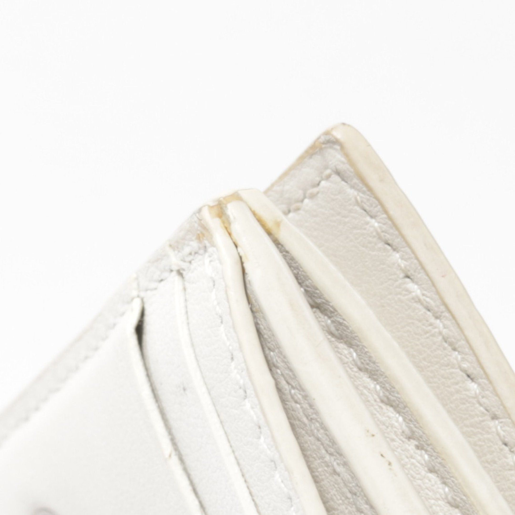 Bottega Veneta Bottega Veneta Intrecciato Trifold Wallet Leather White Size ONE SIZE - 9 Thumbnail