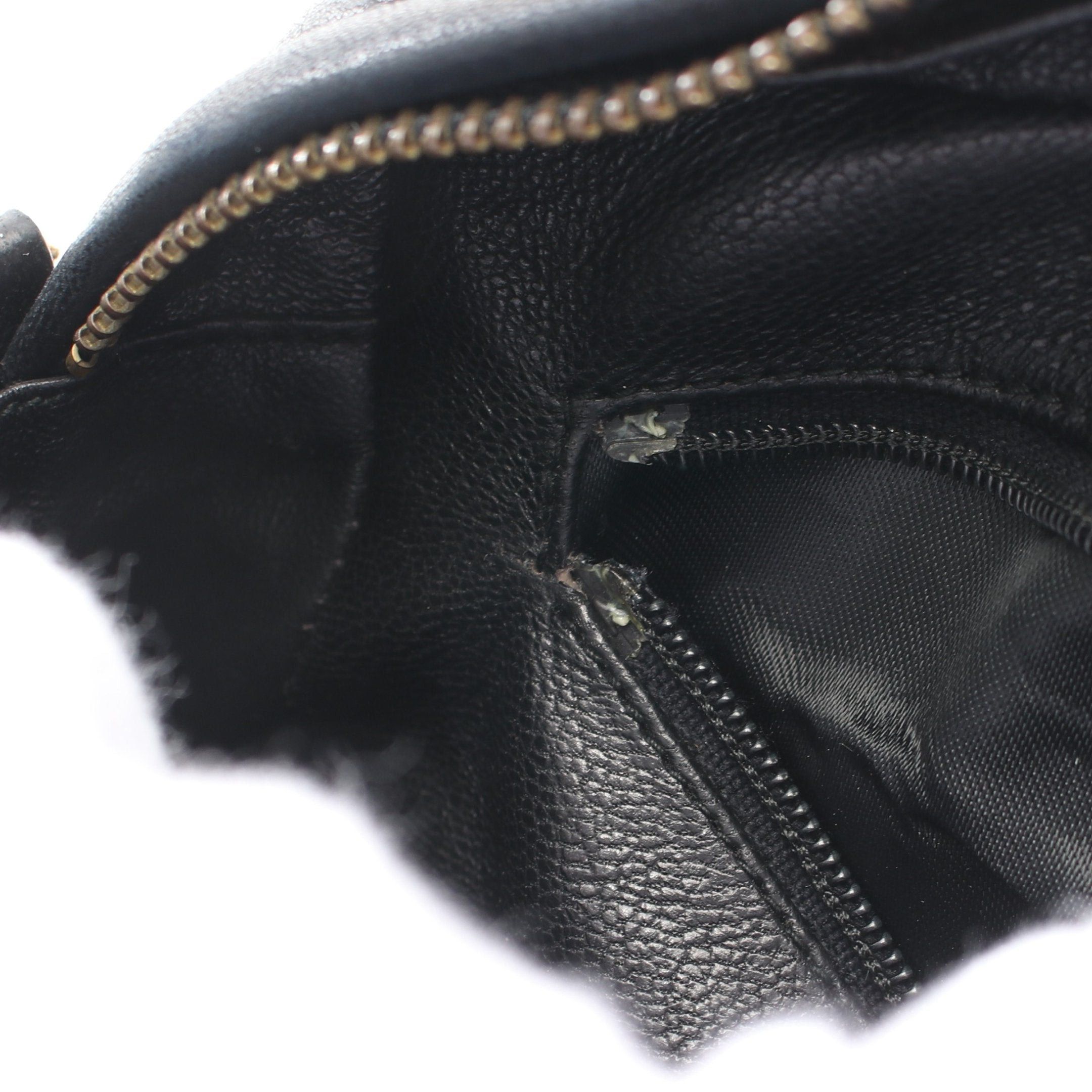 Chanel Chanel Matelasse Big Coco Mark Chain Shoulder Bag Lambskin Black Gold Hardware Fringe Size ONE SIZE - 6 Thumbnail