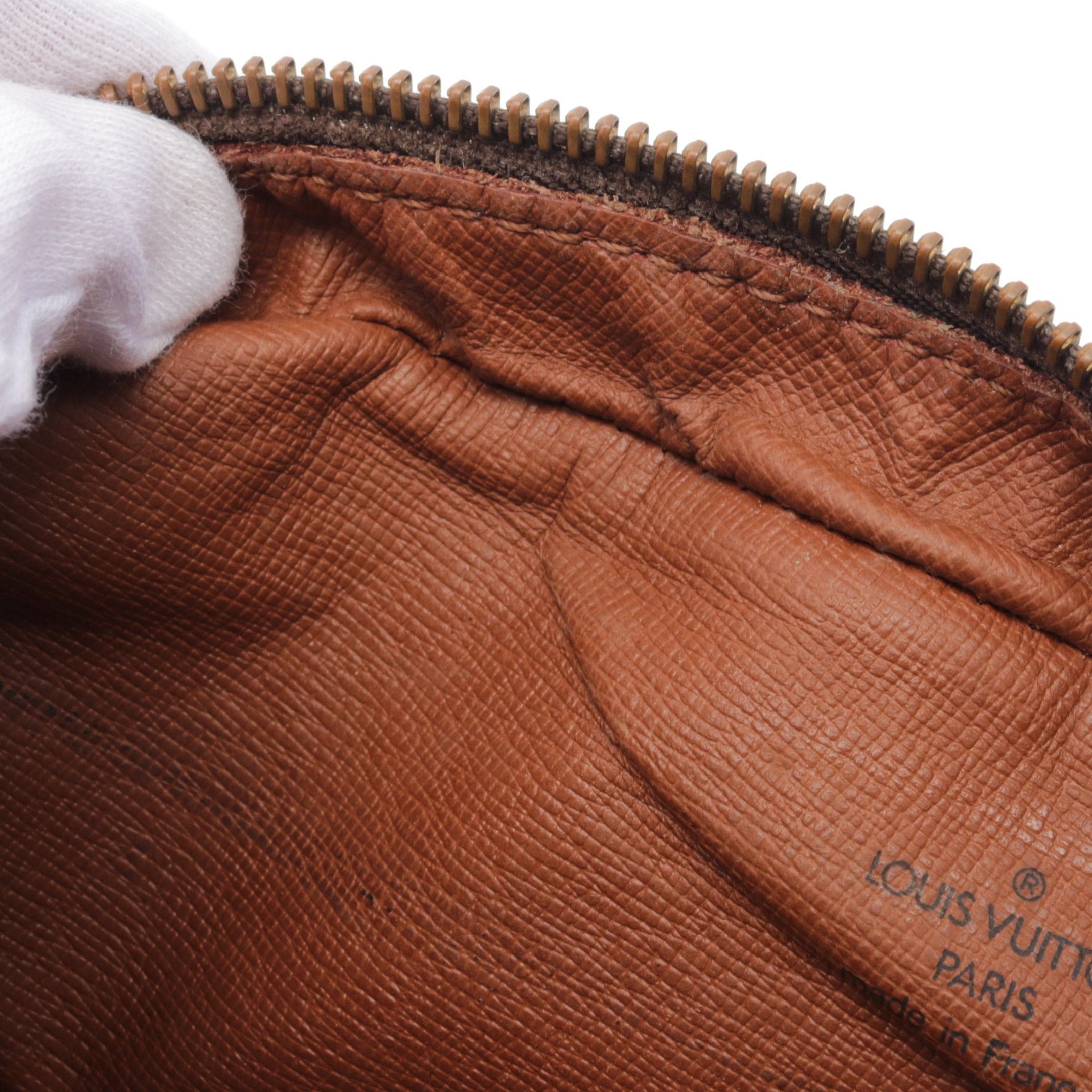 Louis Vuitton Louis Vuitton Compiègne 23 Monogram Clutch Bag Second Leather Brown Size ONE SIZE - 8 Thumbnail