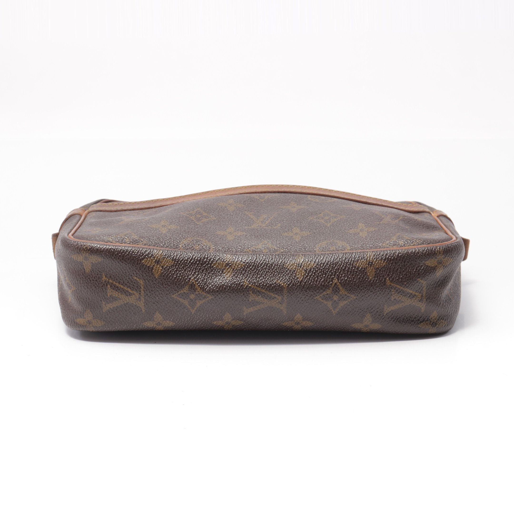 Louis Vuitton Louis Vuitton Compiègne 23 Monogram Clutch Bag Second Leather Brown Size ONE SIZE - 13 Thumbnail