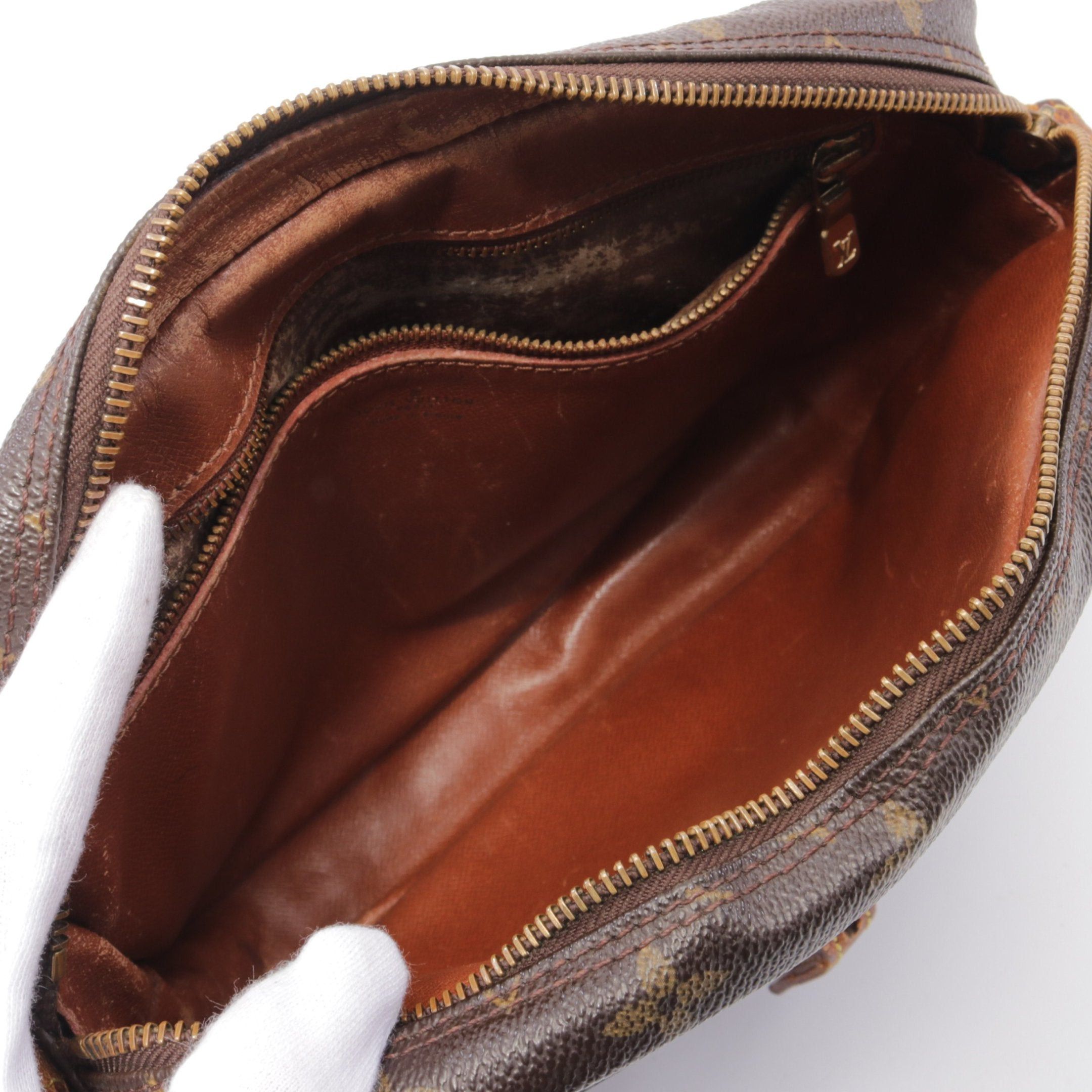 Louis Vuitton Louis Vuitton Genefeuille Monogram Shoulder Bag Leather Brown Size ONE SIZE - 3 Thumbnail