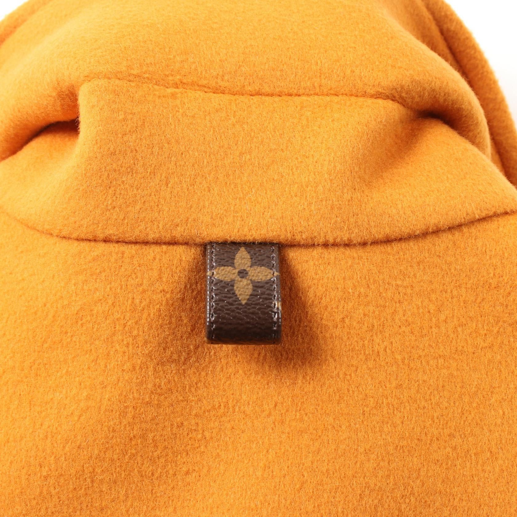 Louis Vuitton Louis Vuitton Shirt Jacket Wool Orange Monogram Lining Size ONE SIZE - 7 Thumbnail