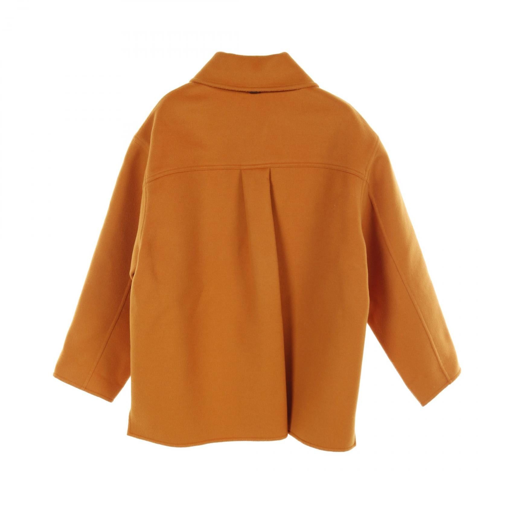 Louis Vuitton Louis Vuitton Shirt Jacket Wool Orange Monogram Lining Size ONE SIZE - 2 Thumbnail