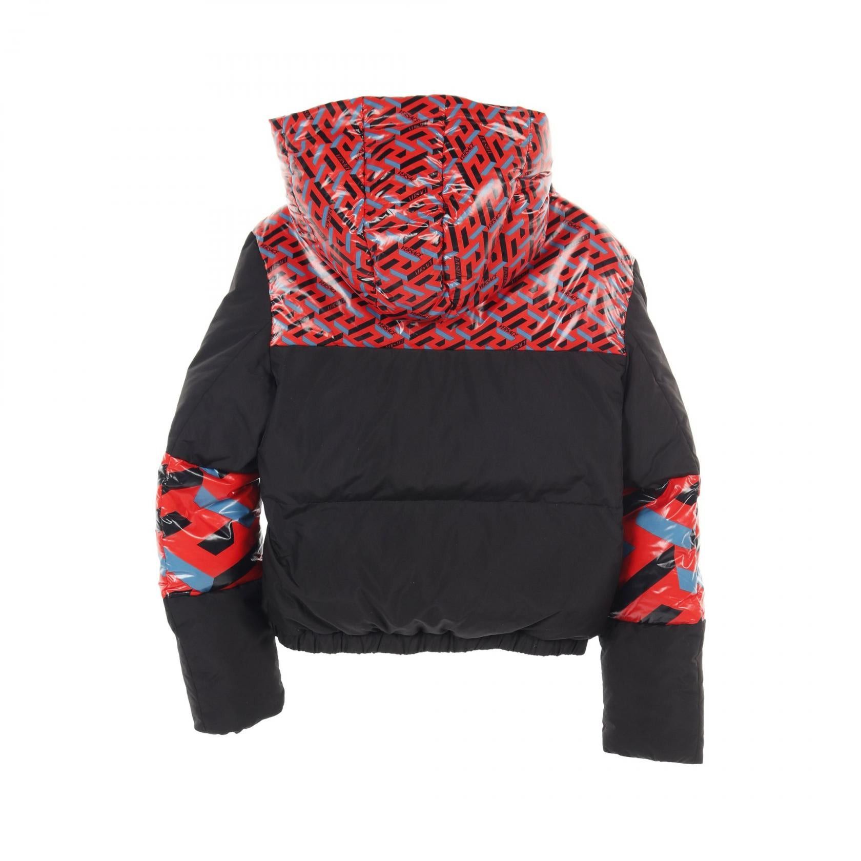 Versace Versace Medusa Button Down Jacket Nylon Black Multicolor Hooded Size ONE SIZE - 2 Thumbnail