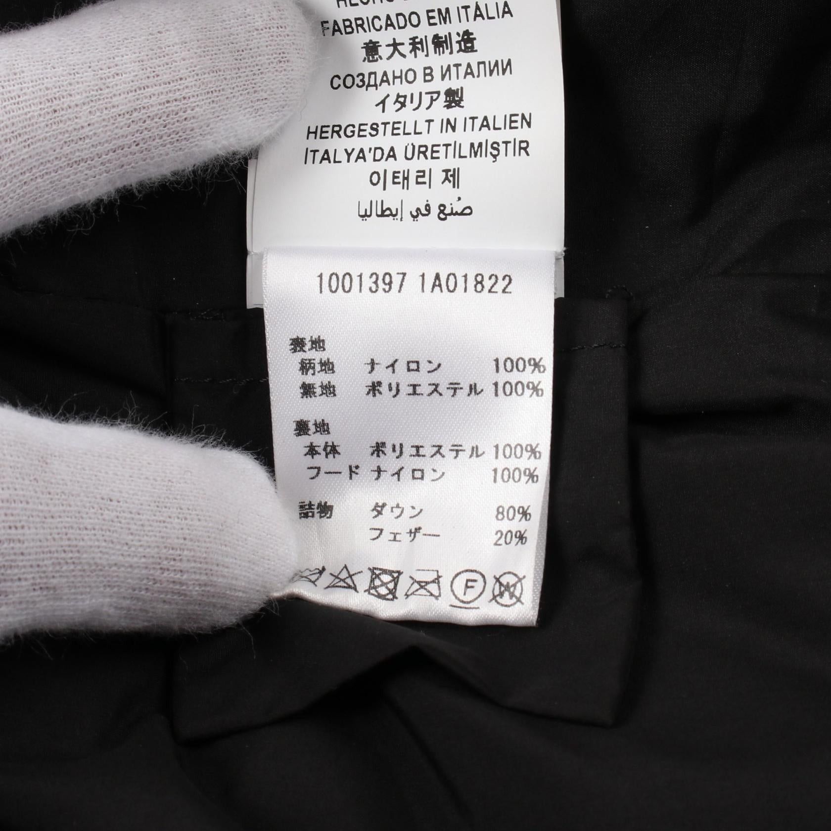 Versace Versace Medusa Button Down Jacket Nylon Black Multicolor Hooded Size ONE SIZE - 5 Thumbnail