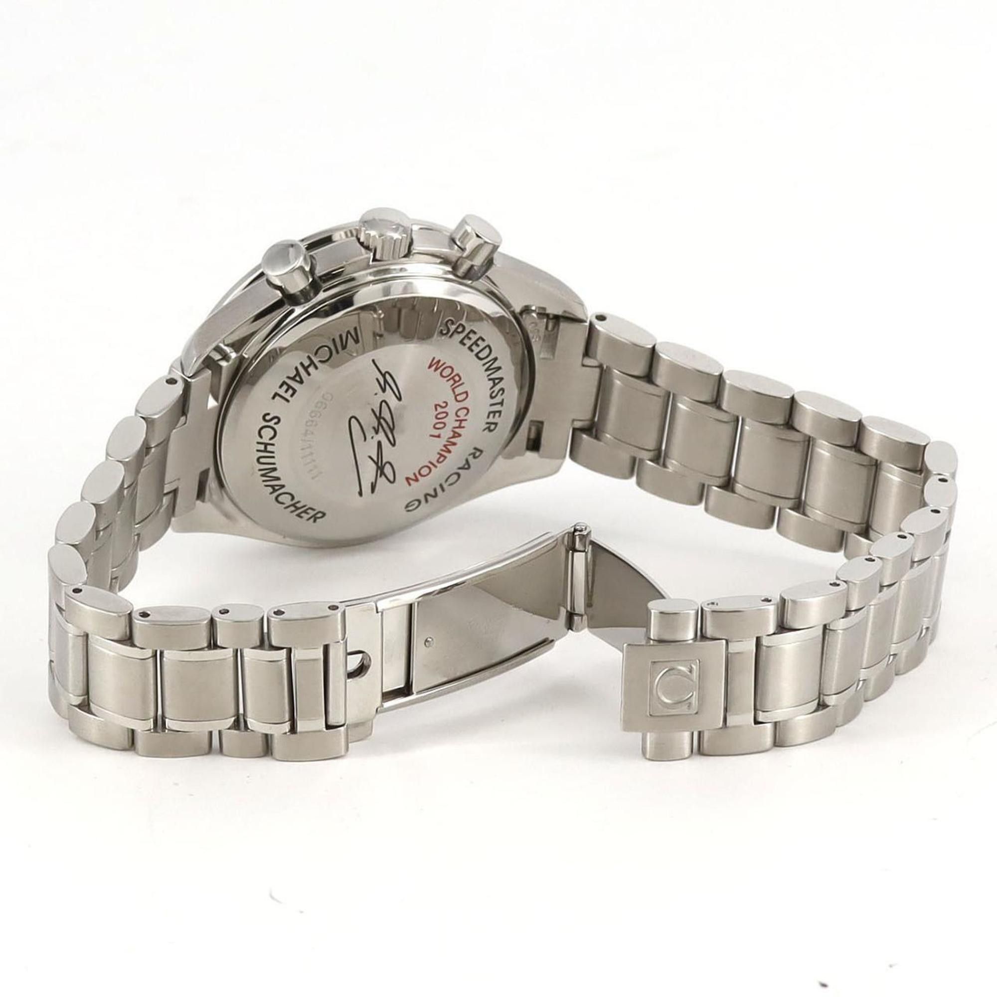 Omega OMEGA Speedmaster Racing Schumacher '02 LIMITED 3519.50 SS Wristwatch Automatic Size ONE SIZE - 7 Thumbnail