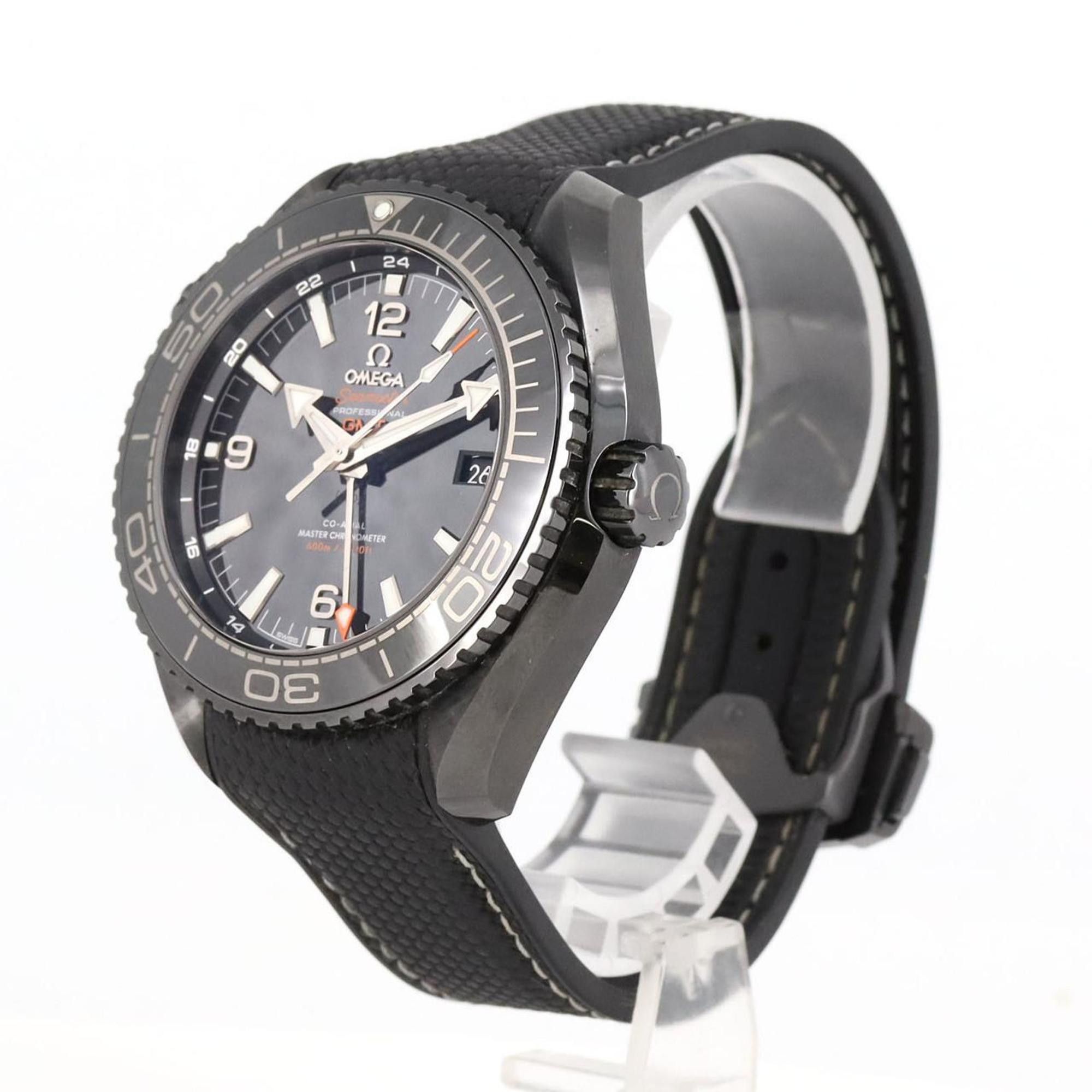 Omega Omega Seamaster Planet Ocean Deep Black GMT 215.92.46.22.01.001 Ceramic Wristwatch Automatic Size ONE SIZE - 2 Thumbnail