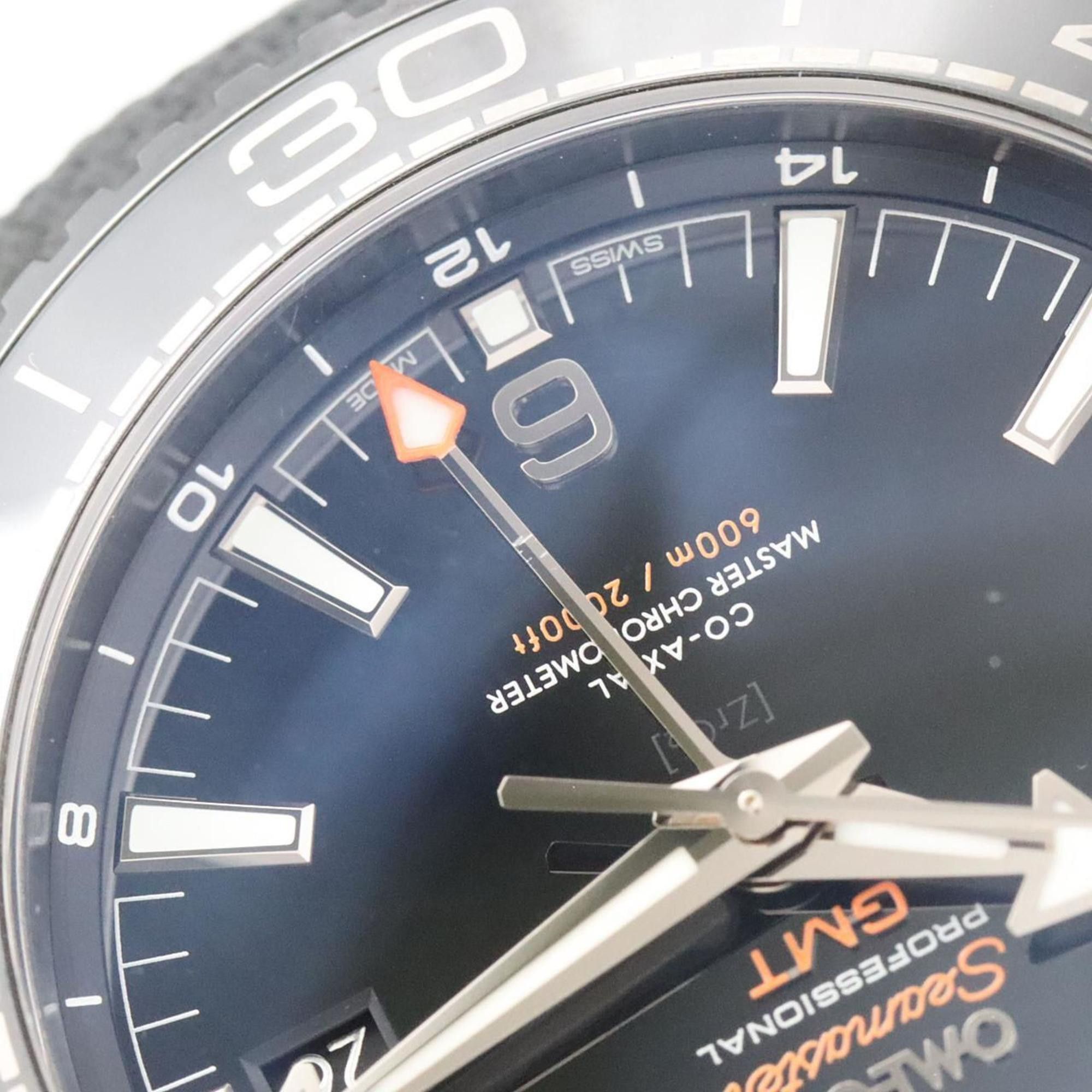 Omega Omega Seamaster Planet Ocean Deep Black GMT 215.92.46.22.01.001 Ceramic Wristwatch Automatic Size ONE SIZE - 10 Thumbnail