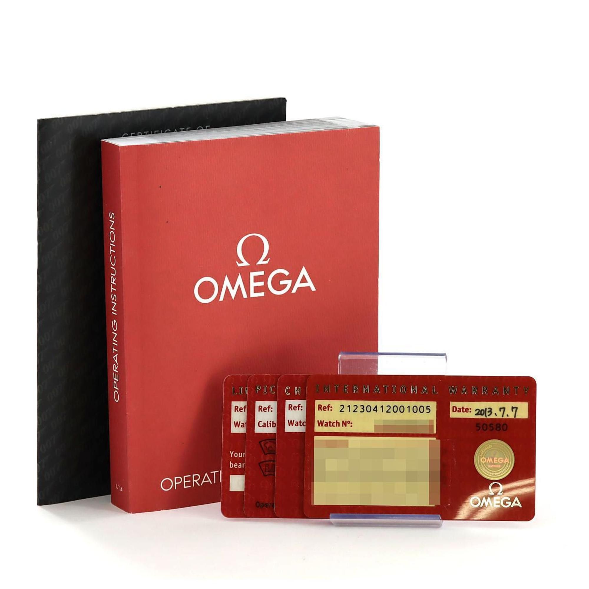 Omega OMEGA Seamaster Professional 007 James Bond "50th LIMITED" 212.30.41.20.01.005 SS Wristwatch Automatic Size ONE SIZE - 9 Thumbnail