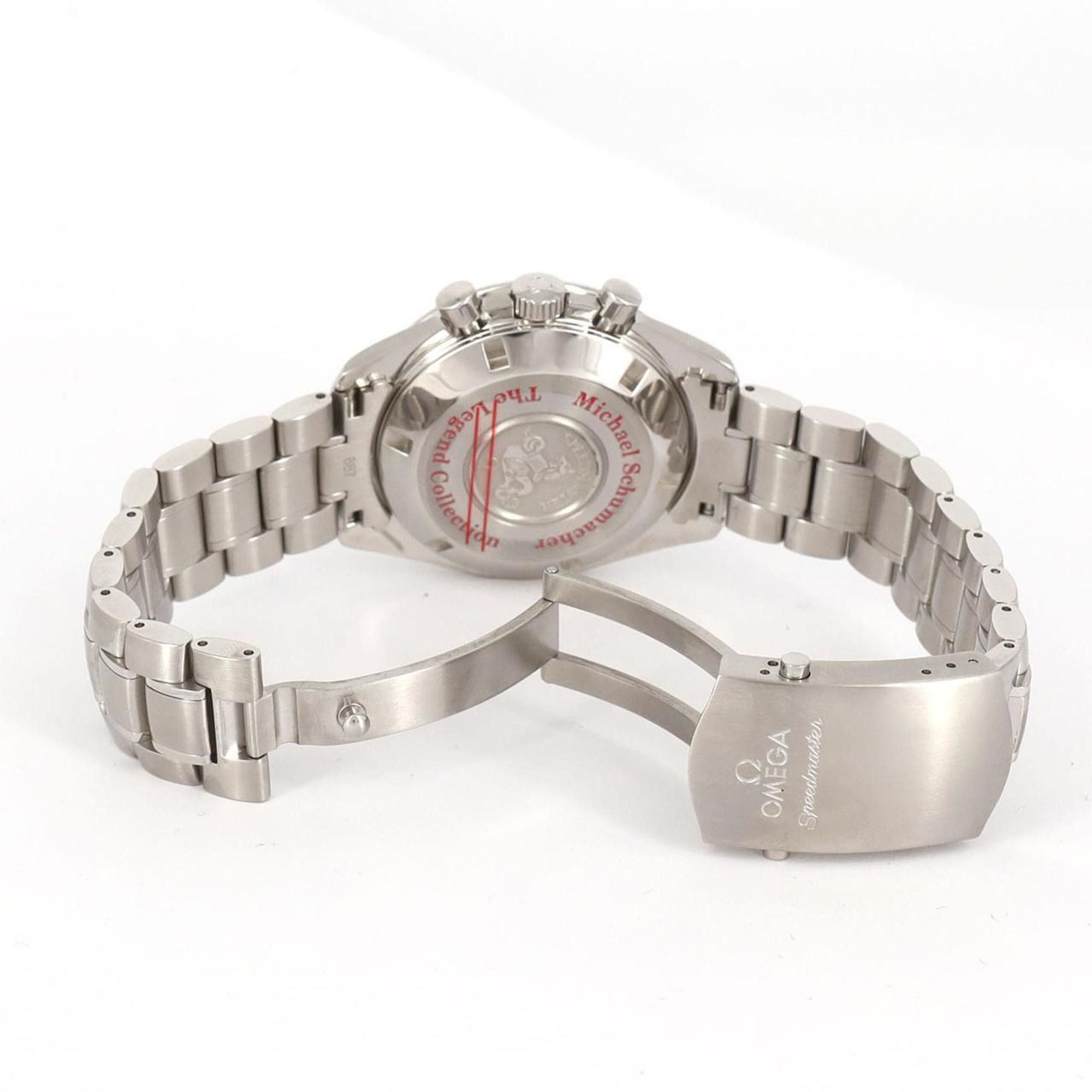 Omega Omega Speedmaster Schumacher '05 3506.31 SS Wristwatch Automatic Size ONE SIZE - 6 Thumbnail