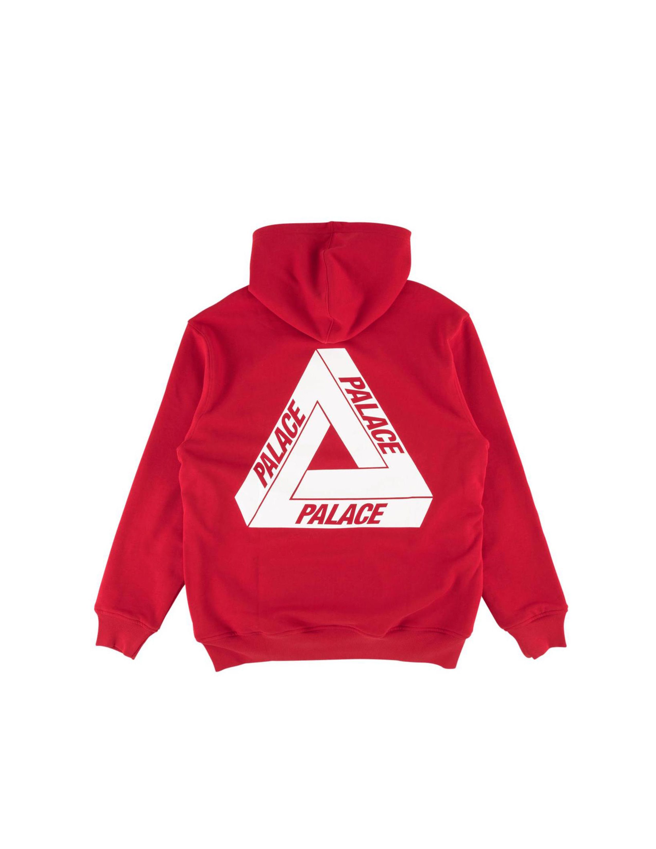 Palace red hoodie sale