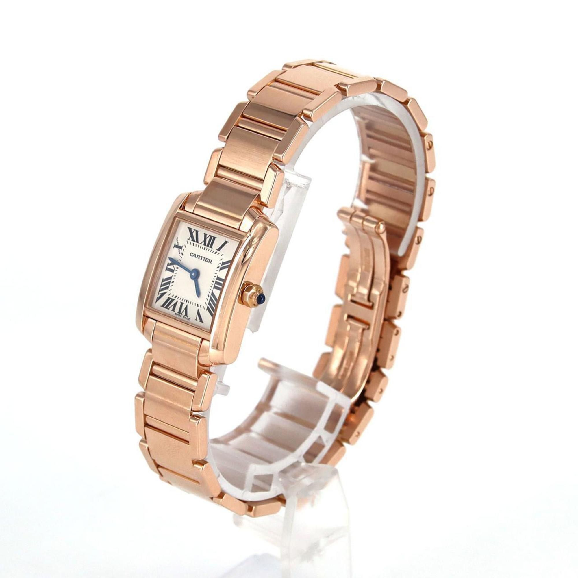 Cartier Cartier Tank Francaise SM PG W500264H PG/RG Wristwatch Quartz Size ONE SIZE - 2 Thumbnail