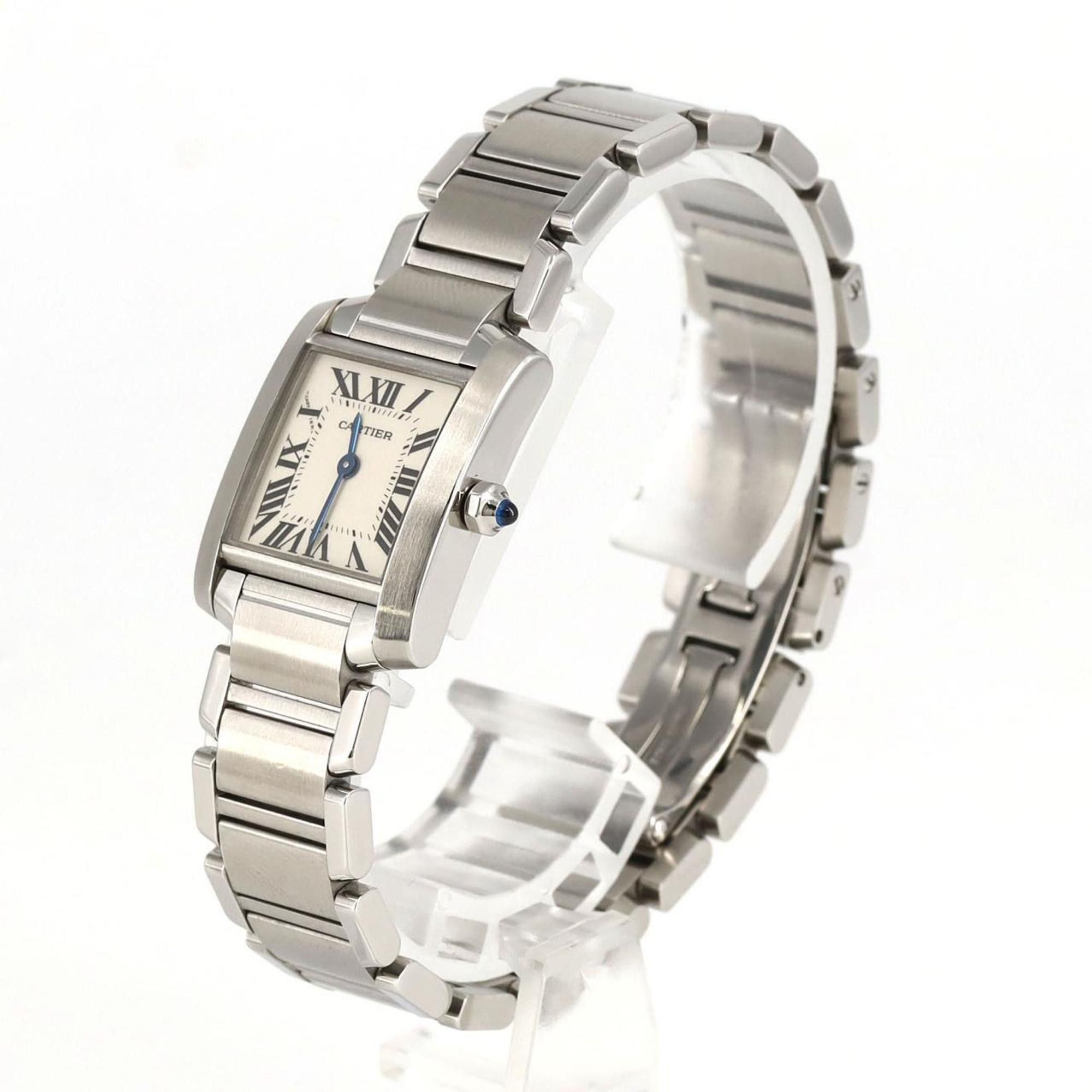Cartier Cartier Tank Francaise SM W51008Q3 SS Wristwatch Quartz Size ONE SIZE - 2 Thumbnail