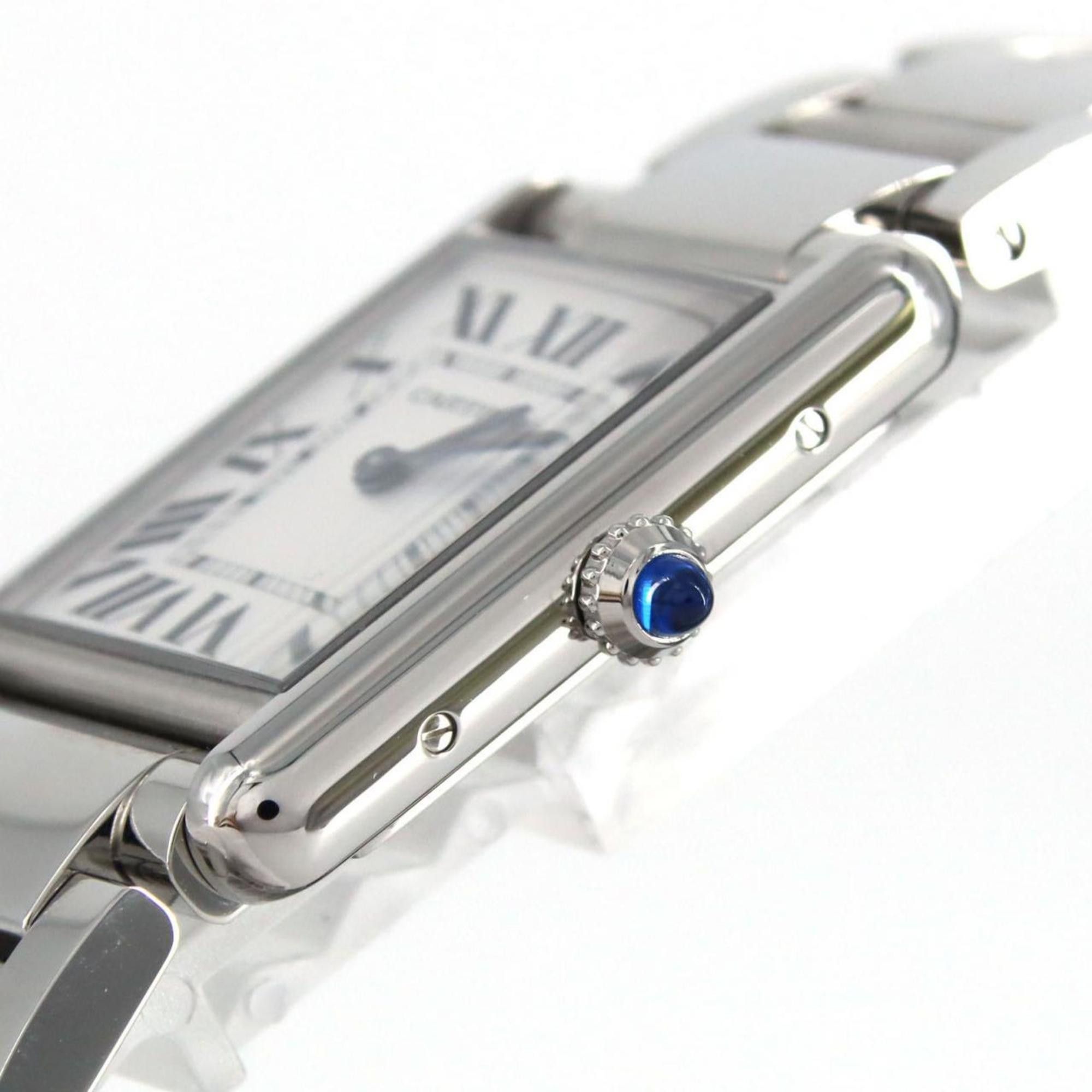 Cartier Cartier Tank Must LM WSTA0052 SS Wristwatch Quartz Size ONE SIZE - 4 Thumbnail