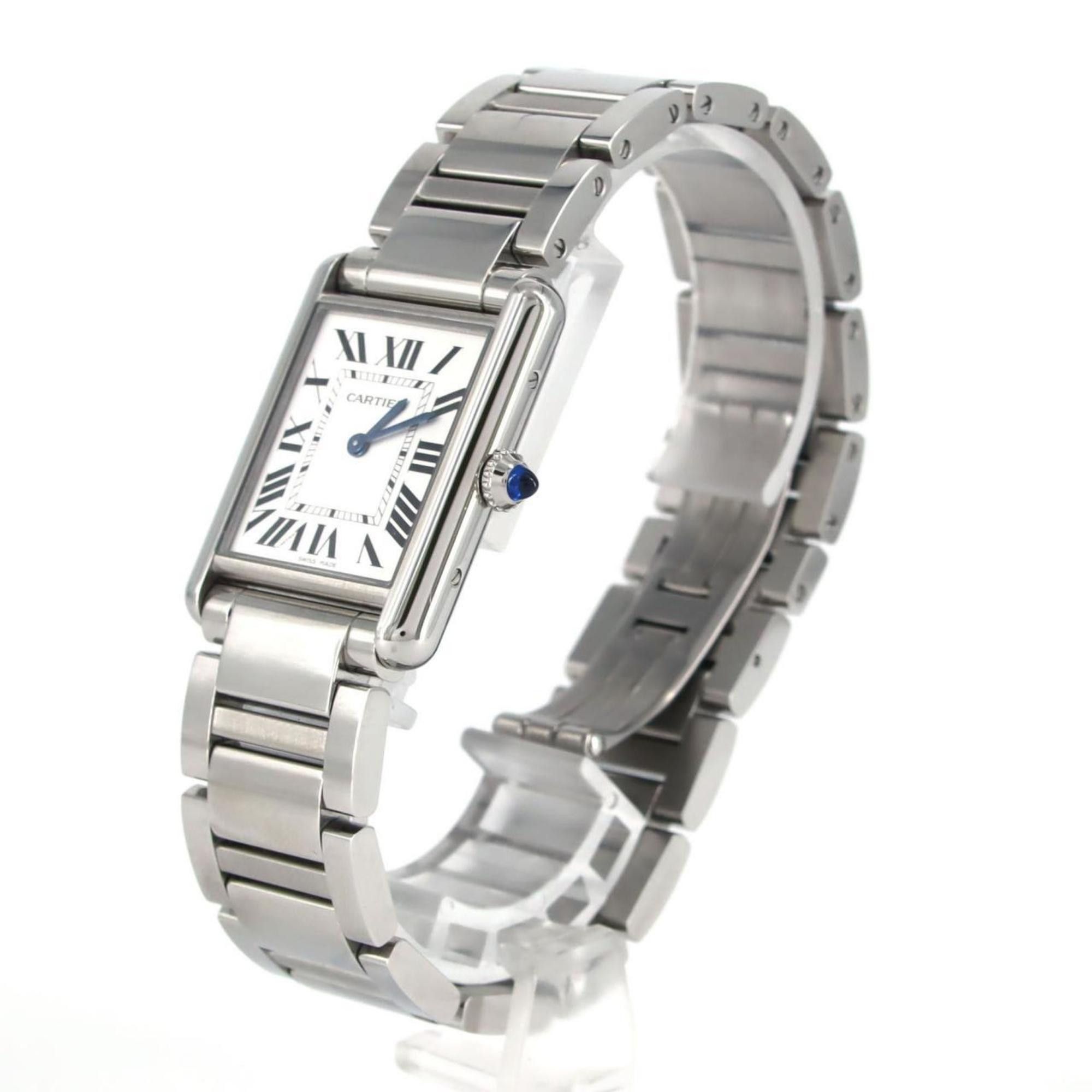Cartier Cartier Tank Must LM WSTA0052 SS Wristwatch Quartz Size ONE SIZE - 2 Thumbnail