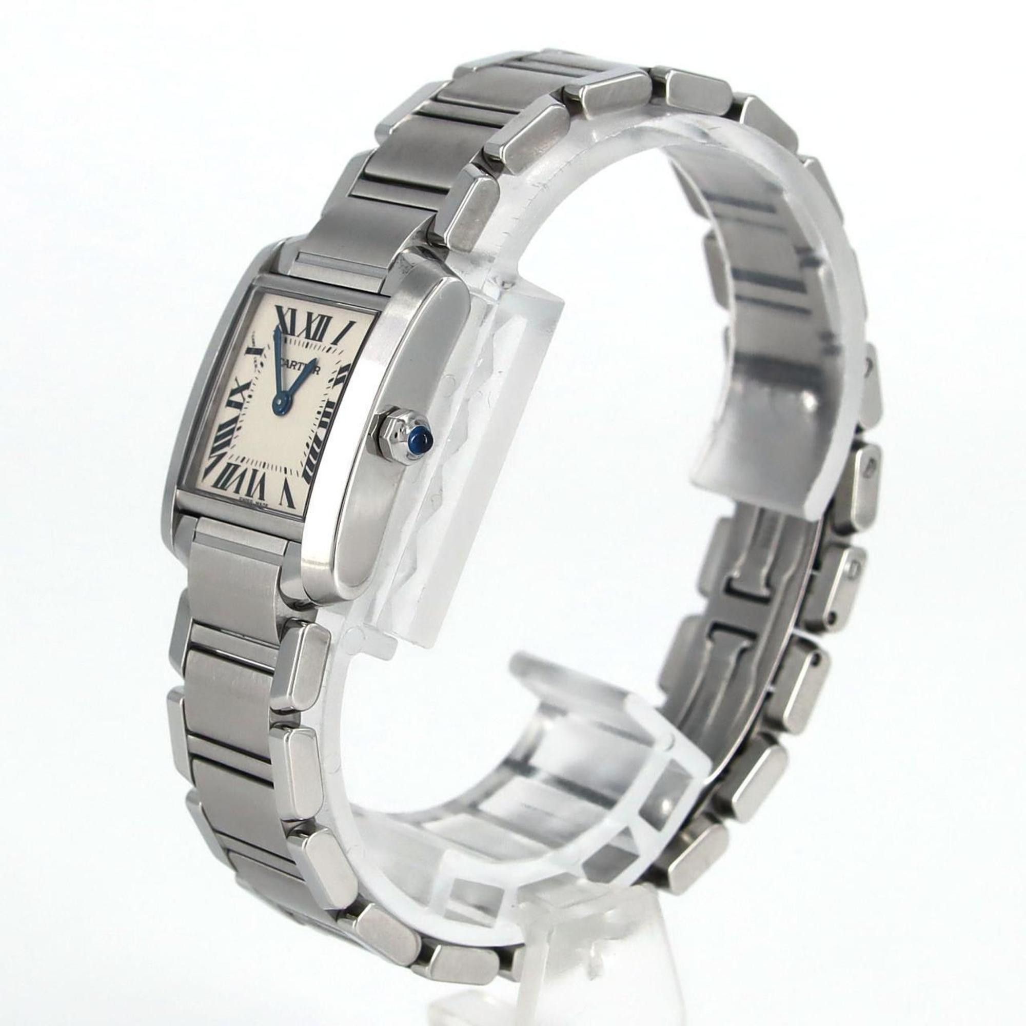 Cartier Cartier Tank Francaise SM W51008Q3 SS Wristwatch Quartz Size ONE SIZE - 2 Thumbnail