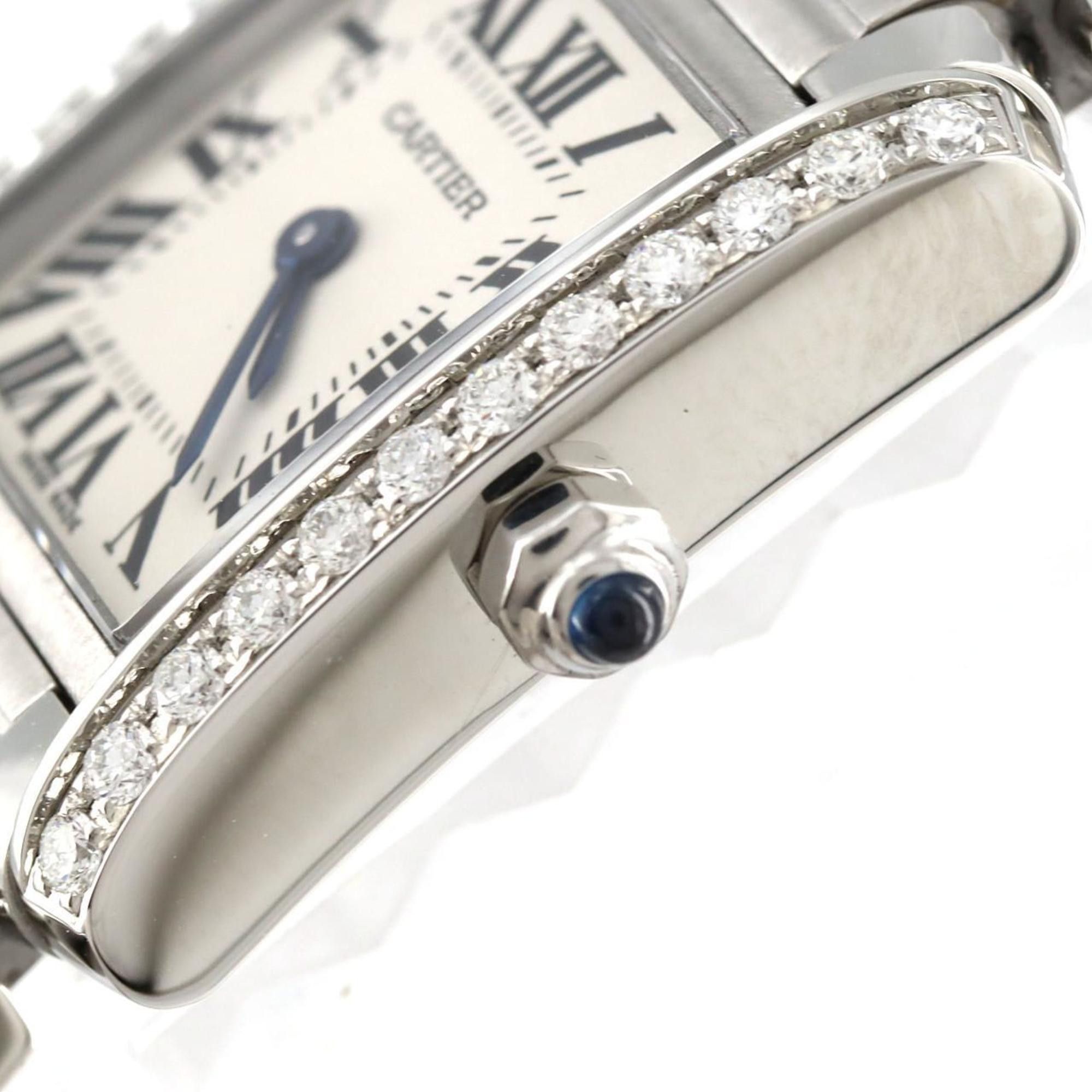 Cartier Cartier Tank Francaise SM D W4TA0008 SS Wristwatch Quartz Size ONE SIZE - 4 Thumbnail