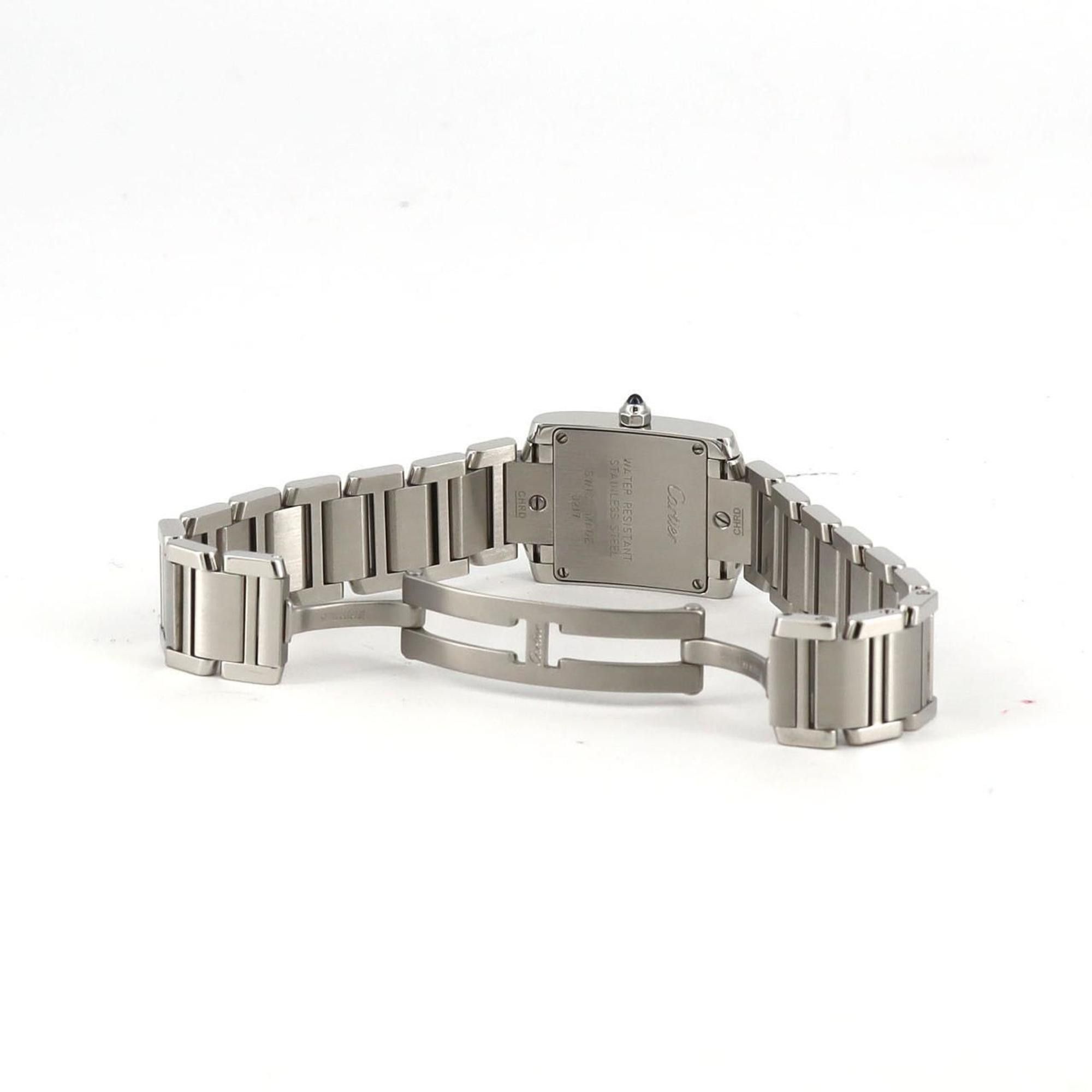 Cartier Cartier Tank Francaise SM D W4TA0008 SS Wristwatch Quartz Size ONE SIZE - 9 Thumbnail