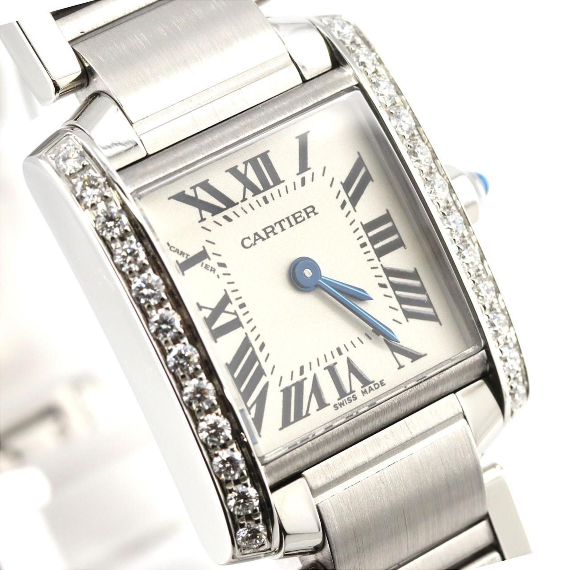 Cartier Cartier Tank Francaise SM D W4TA0008 SS Wristwatch Quartz Size ONE SIZE - 7 Thumbnail