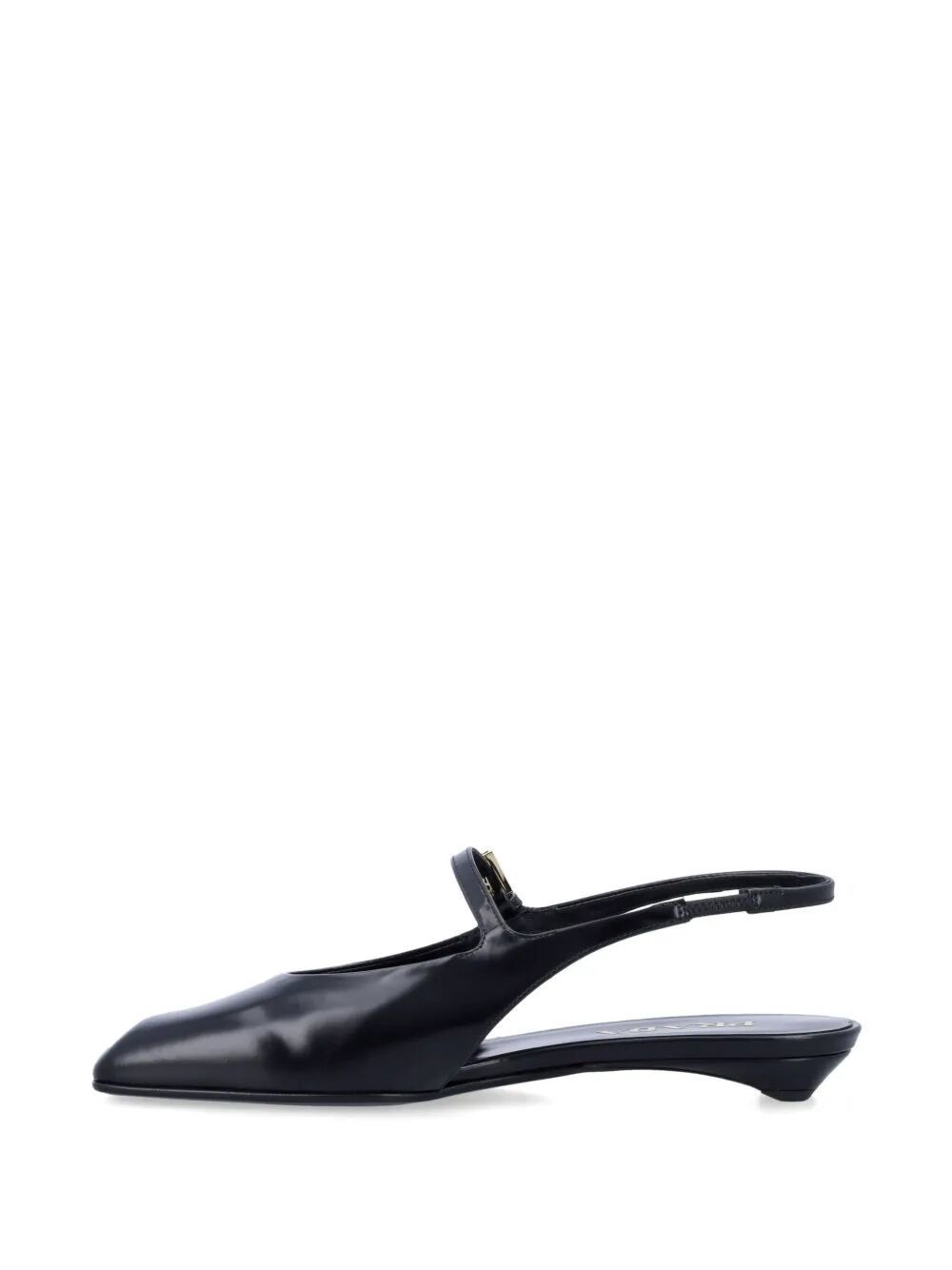 Prada LEATHER SLINGBACK BALLERINAS Size US 7.5 / IT 37.5 - 4 Thumbnail