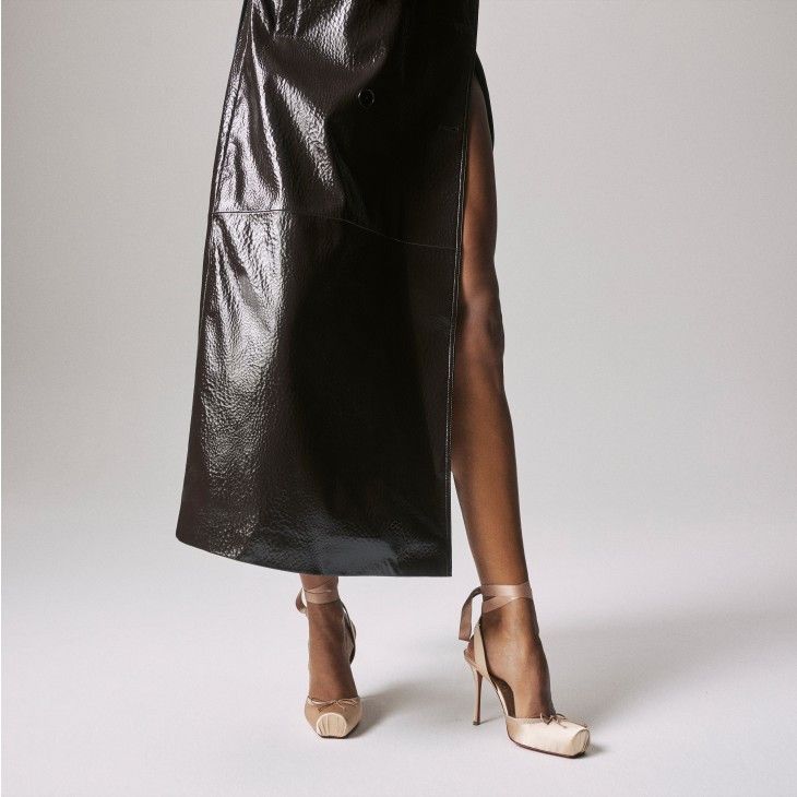 Christian Louboutin Cassia Lace-up 100 mm Satin Strappy pumps Size US 6.5 / IT 36.5 - 2 Thumbnail