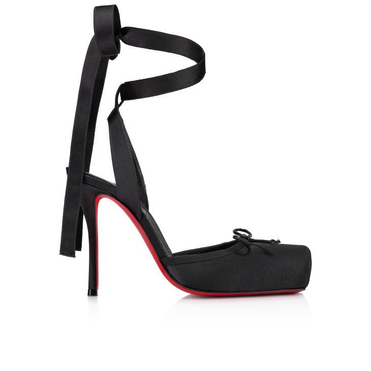 Christian Louboutin Cassia Lace-up 100 mm Satin Strappy pumps Size US 9 / IT 39 - 3 Thumbnail