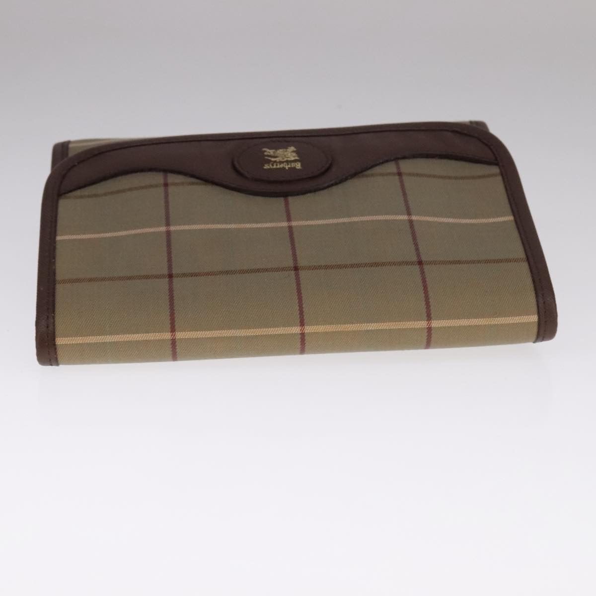 Burberry Nova Check Beige Canvas Clutch Bag (Pre-Owned) Size ONE SIZE - 12 Thumbnail
