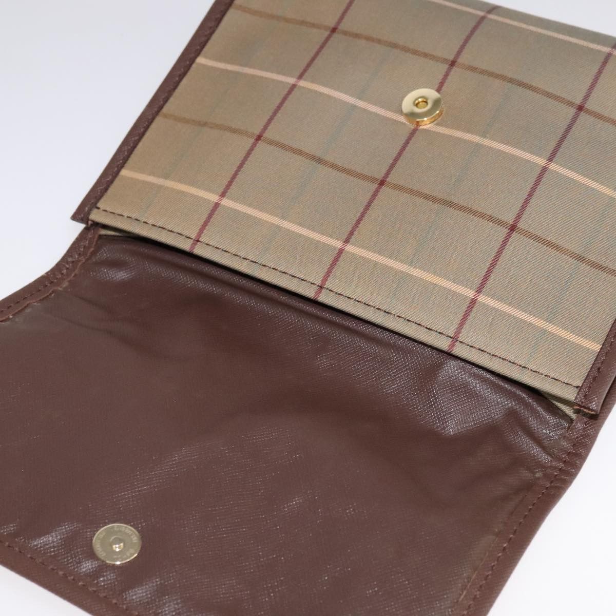 Burberry Nova Check Beige Canvas Clutch Bag (Pre-Owned) Size ONE SIZE - 14 Thumbnail