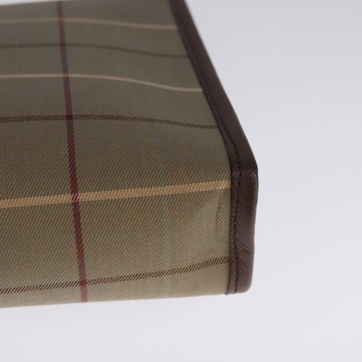 Burberry Nova Check Beige Canvas Clutch Bag (Pre-Owned) Size ONE SIZE - 8 Thumbnail