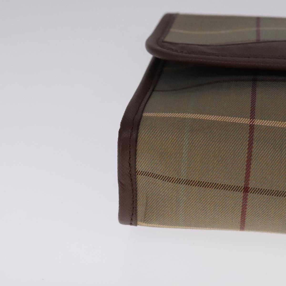 Burberry Nova Check Beige Canvas Clutch Bag (Pre-Owned) Size ONE SIZE - 5 Thumbnail